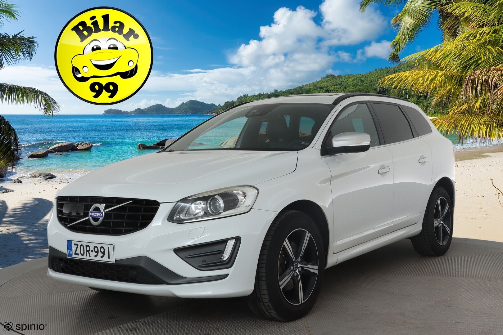 Volvo XC60 2016 D4 AWD R-Design aut *ACC / Webasto / Aktiiv.Xenon / Koukku / BLIS / Panorama / Sporttipenkit / Digimittaristo / Navi / H&K* - Kahdet renkaat aluvanteilla / Huippuvarusteet!