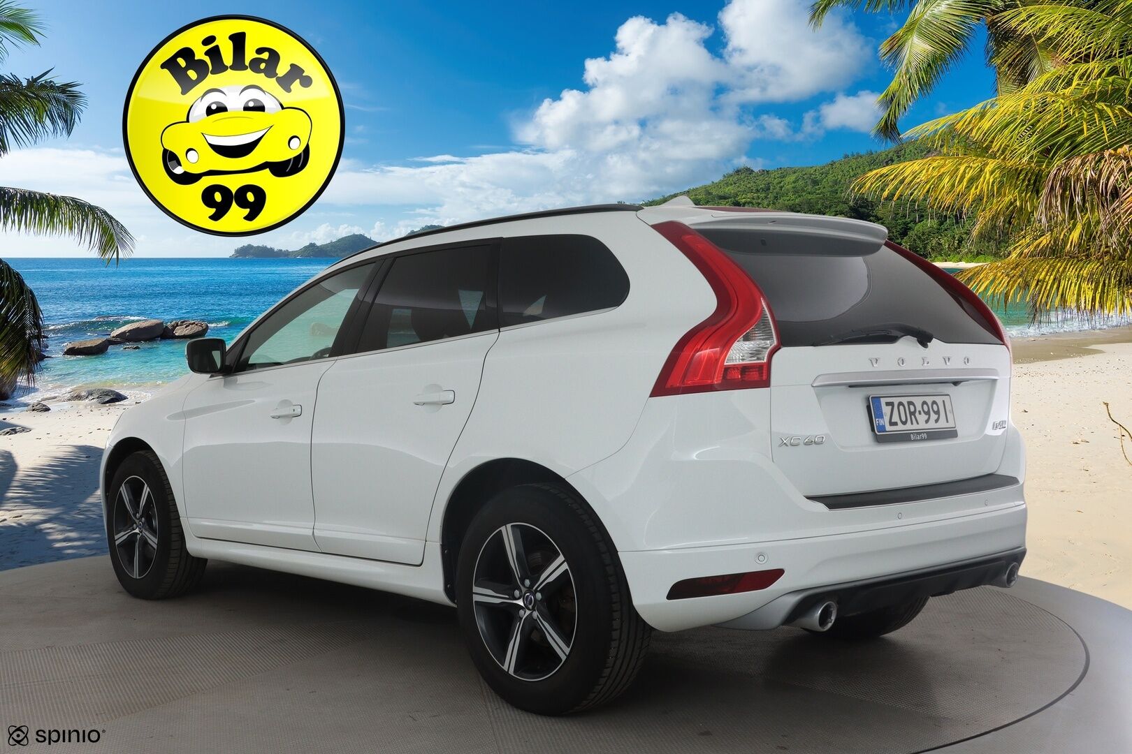 Volvo XC60 2016 D4 AWD R-Design aut *ACC / Webasto / Aktiiv.Xenon / Koukku / BLIS / Panorama / Sporttipenkit / Digimittaristo / Navi / H&K* - Kahdet renkaat aluvanteilla / Huippuvarusteet!