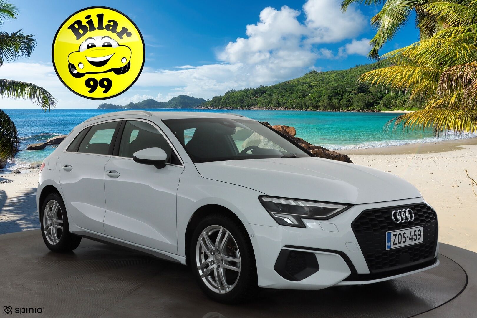 Audi A3 2023 Sportback Progress 40 TFSI e 150kW S tronic * ACC / P.tutkat / Sporttipenkit / KeylessGo / Digimittaristo * - 1.Om Suomi-auto / Kahdet renkaat aluvanteilla / Merkkihuollettu