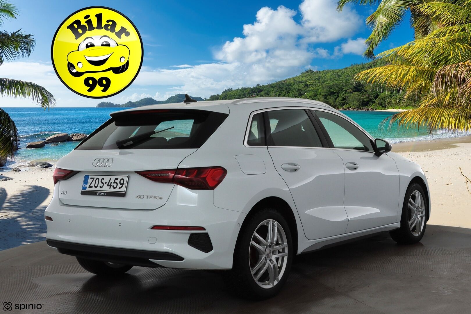 Audi A3 2023 Sportback Progress 40 TFSI e 150kW S tronic * ACC / P.tutkat / Sporttipenkit / KeylessGo / Digimittaristo * - 1.Om Suomi-auto / Kahdet renkaat aluvanteilla / Merkkihuollettu