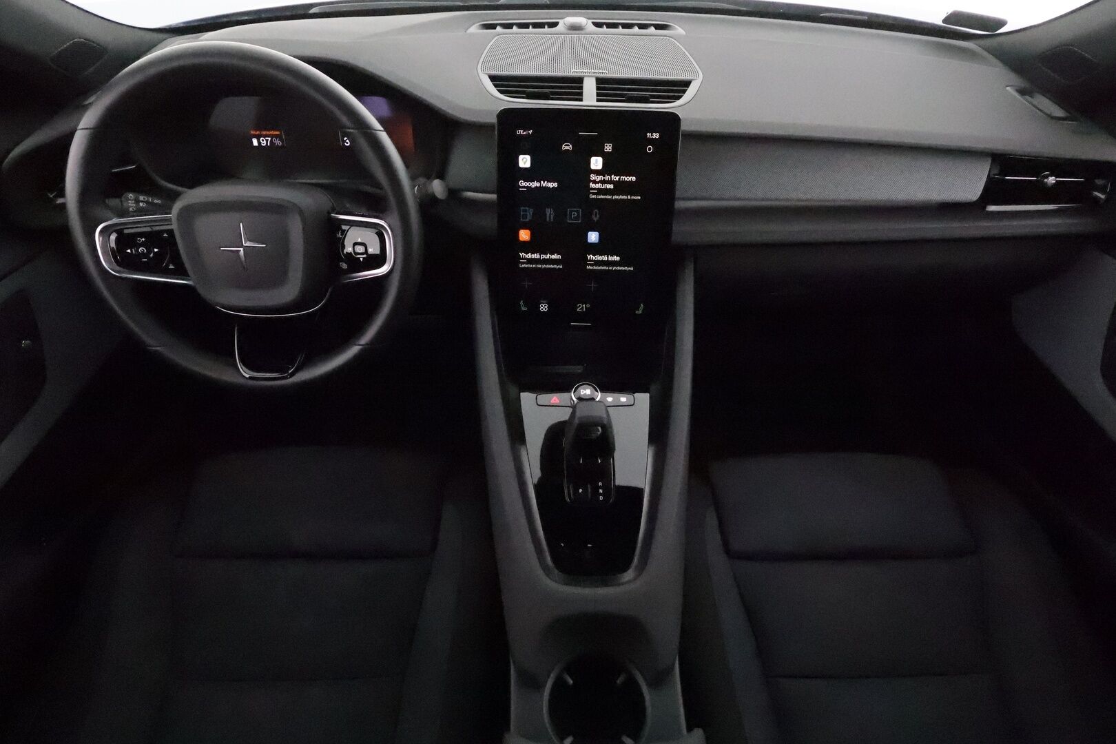 Polestar 2 2021 Launch Edition, 300kW, 78kWh *ACC / H&K / 360° / Lasikatto / Pixel LED / Muistipenkki / Navi / BLIS / Sporttipenkit* - Kahdet renkaat aluvanteilla / Merkkihuollettu
