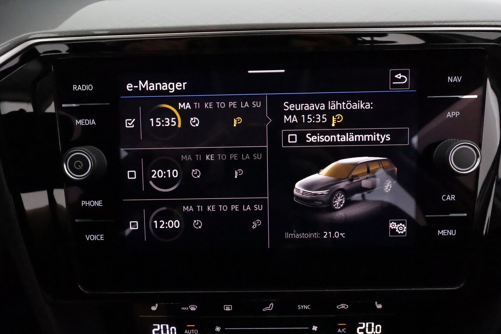 Volkswagen Passat 2021 Variant GTE Plug-In Hybrid 160 kW DSG **Webasto / Koukku / Adapt.Vakkari / Matrix-LED / P.Kamera / Navi / KeylessGO** - 2x Latauskaapelit / Kahdet Renkaat / Merkkihuollettu!
