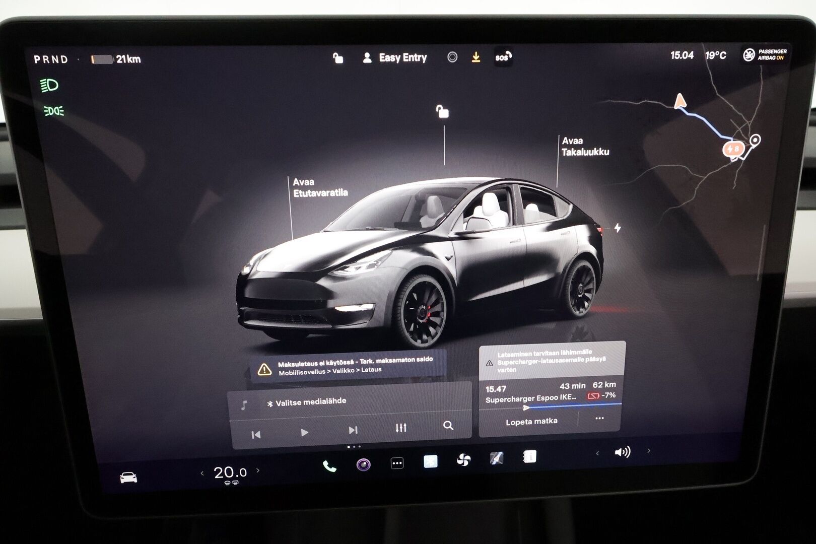 Tesla Model Y 2023 Performance **Lasikatto / Lämpöpumppu / Adapt.Vakkari / Matrix-LED / P.Kamera / Muistipenkki / Navi / KeylessGO** - Suomi-auto / 2x Latauskaapelit