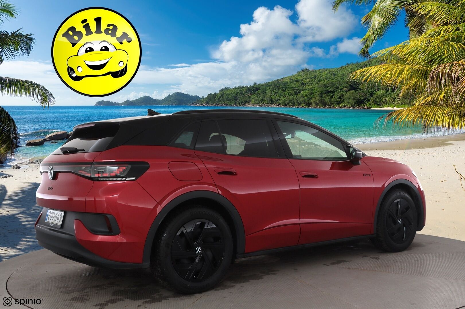 Volkswagen ID.4 2023 GTX Dual Motor AWD,  akku 77 kWh - | ACC | ILP | Koukku | IQ-Light | P-Kamera | Puolinahat | Ratinlämmitys | Digimittaristo | 360-Kamera | Suomi-auto | Kahdet Renkaat | Merkkihuollettu |
