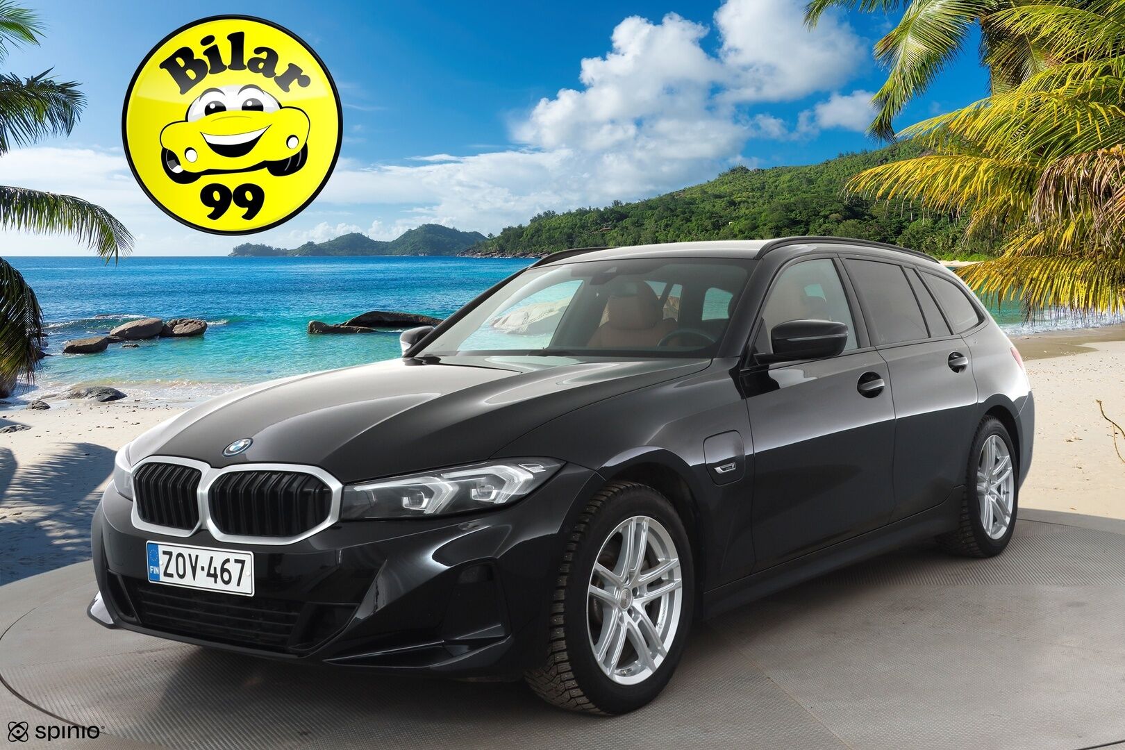 BMW 330 2023 G21 Touring 330e xDrive A Charged Edition * Nahkasisusta / Widescreen / Koukku / P.kamera / Sporttipenkit / LED * - 2X Renkaat & Vanteet - HULLUT AVAJAISHULINAT KORKOTARJOUS 3,29 %