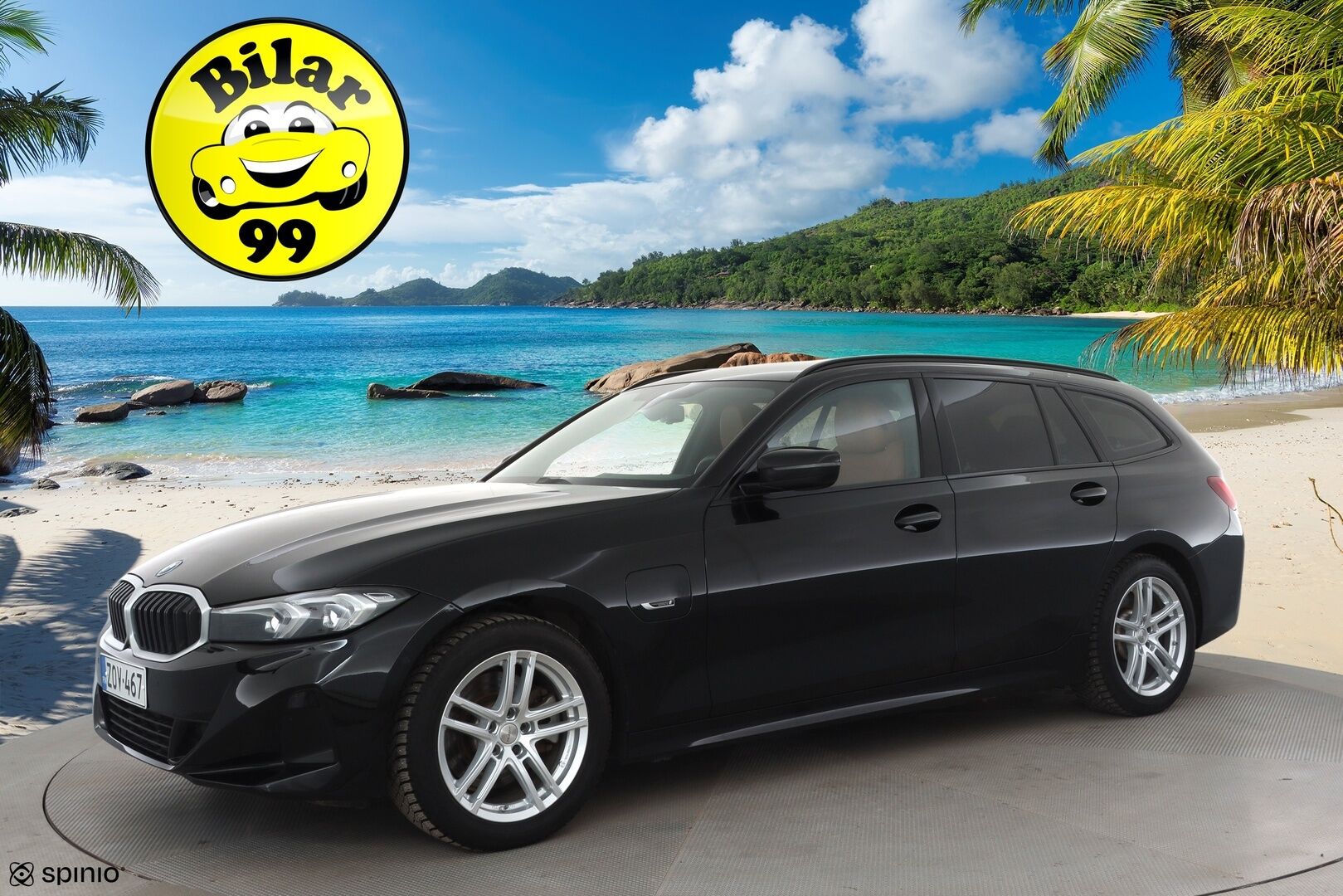 BMW 330 2023 G21 Touring 330e xDrive A Charged Edition * Nahkasisusta / Widescreen / Koukku / P.kamera / Sporttipenkit / LED * - 2X Renkaat & Vanteet - HULLUT AVAJAISHULINAT KORKOTARJOUS 3,29 %