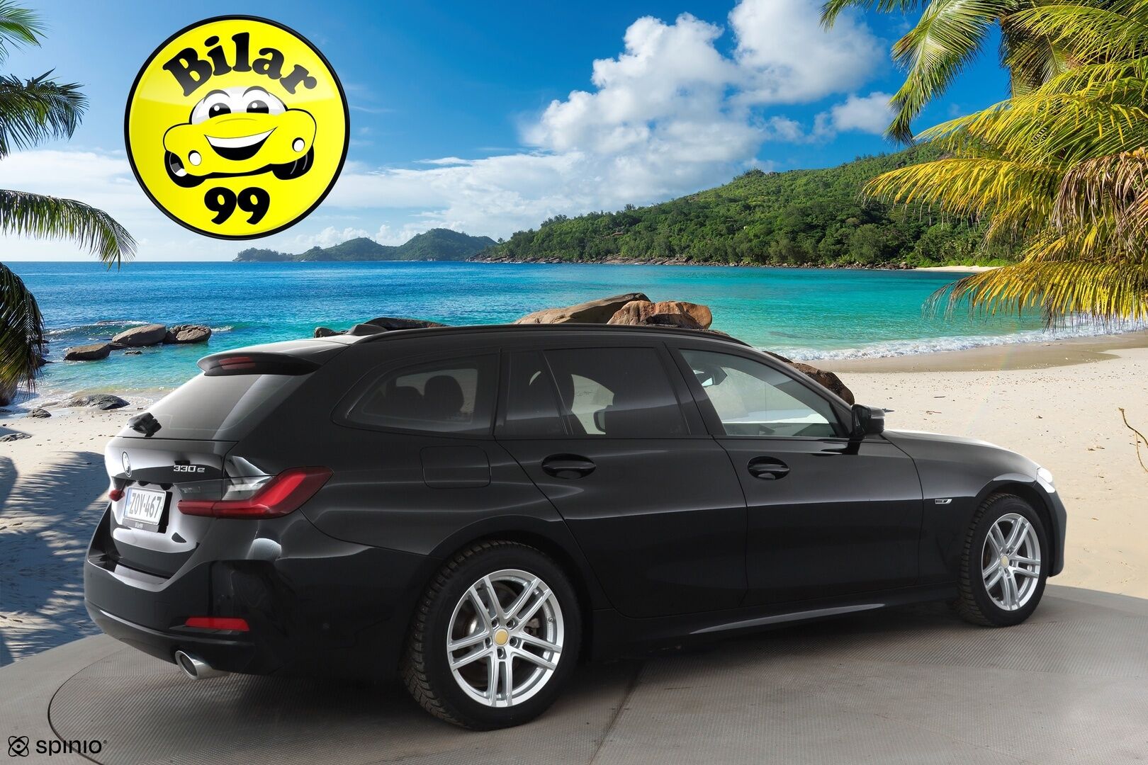 BMW 330 2023 G21 Touring 330e xDrive A Charged Edition * Nahkasisusta / Widescreen / Koukku / P.kamera / Sporttipenkit / LED * - 2X Renkaat & Vanteet - HULLUT AVAJAISHULINAT KORKOTARJOUS 3,29 %