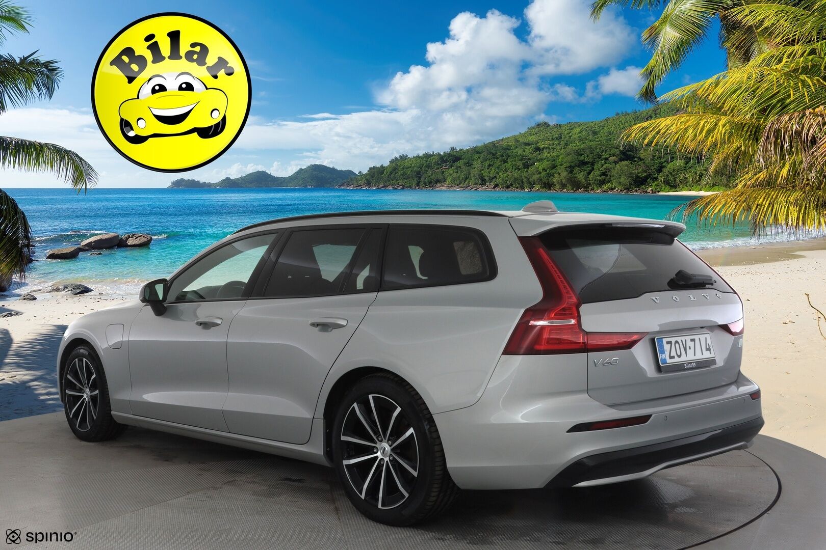 Volvo V60 2023 T6 AWD Long Range Plus Dark aut - | Koukku | ACC | Full-LED | P.Kamera | Sporttipenkit Muistilla | Navi | Kaistavahti | Keyless | HP Audio | 1-om Suomi-auto | 2x Latauskaapelit | Kahdet renkaat | Merkkihuollot |