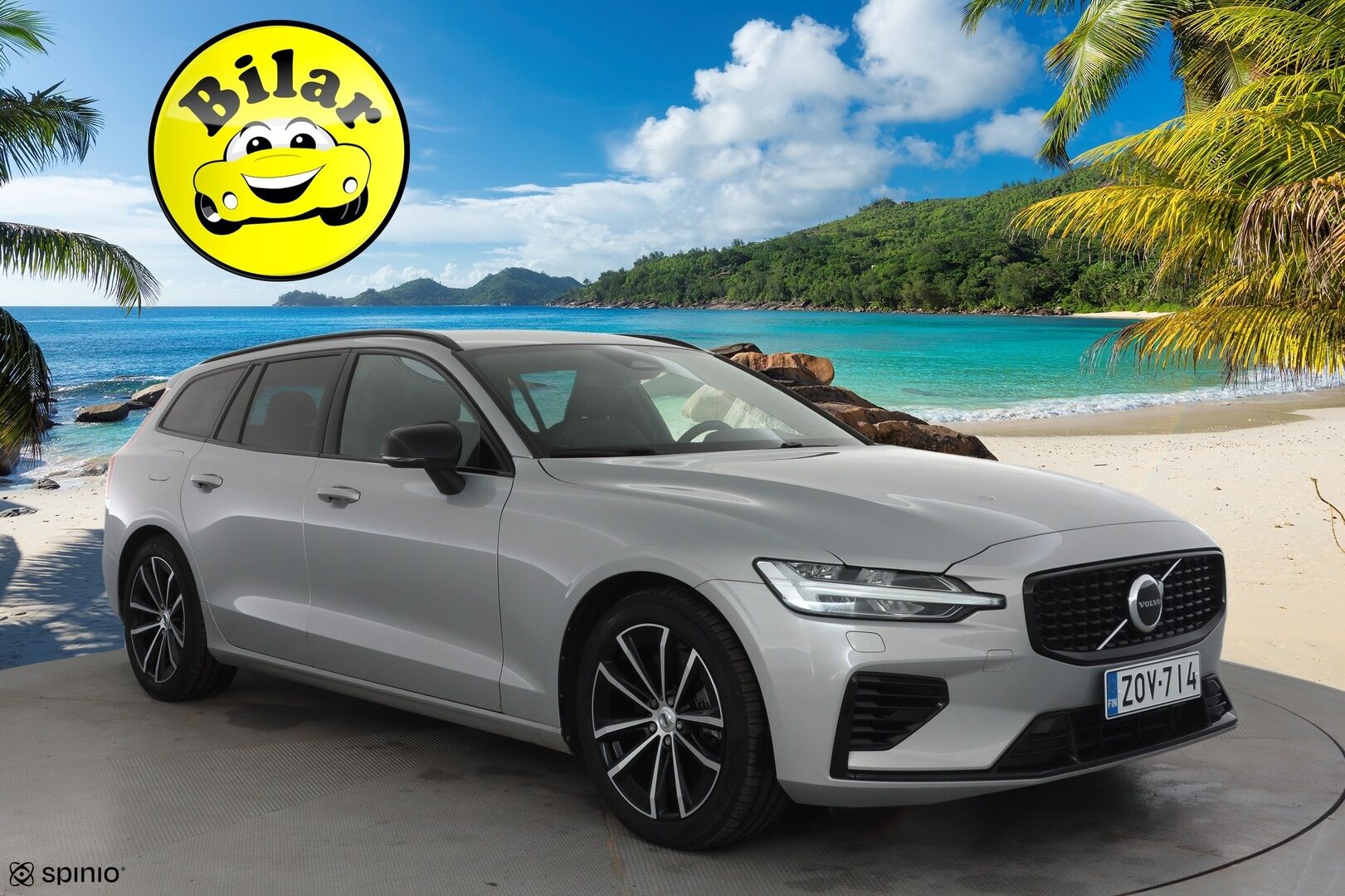 Volvo V60 2023 T6 AWD Long Range Plus Dark aut - | Koukku | ACC | Full-LED | P.Kamera | Sporttipenkit Muistilla | Navi | Kaistavahti | Keyless | HP Audio | 1-om Suomi-auto | 2x Latauskaapelit | Kahdet renkaat | Merkkihuollot |