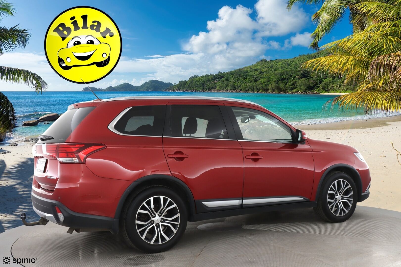 Mitsubishi Outlander 2016 2,0 MIVEC Instyle NAVI CVT 4WD 7P Business - | Vakkari | 7-paikkainen | Rehti bensa | Nahkasisusta | Navi | Bluetooth | Koukku