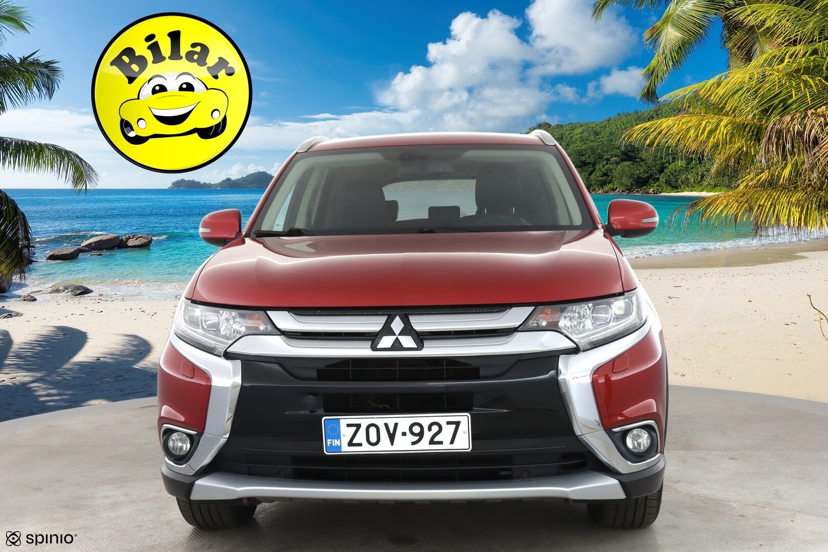 Mitsubishi Outlander 2016 2,0 MIVEC Instyle NAVI CVT 4WD 7P Business - | Vakkari | 7-paikkainen | Rehti bensa | Nahkasisusta | Navi | Bluetooth | Koukku