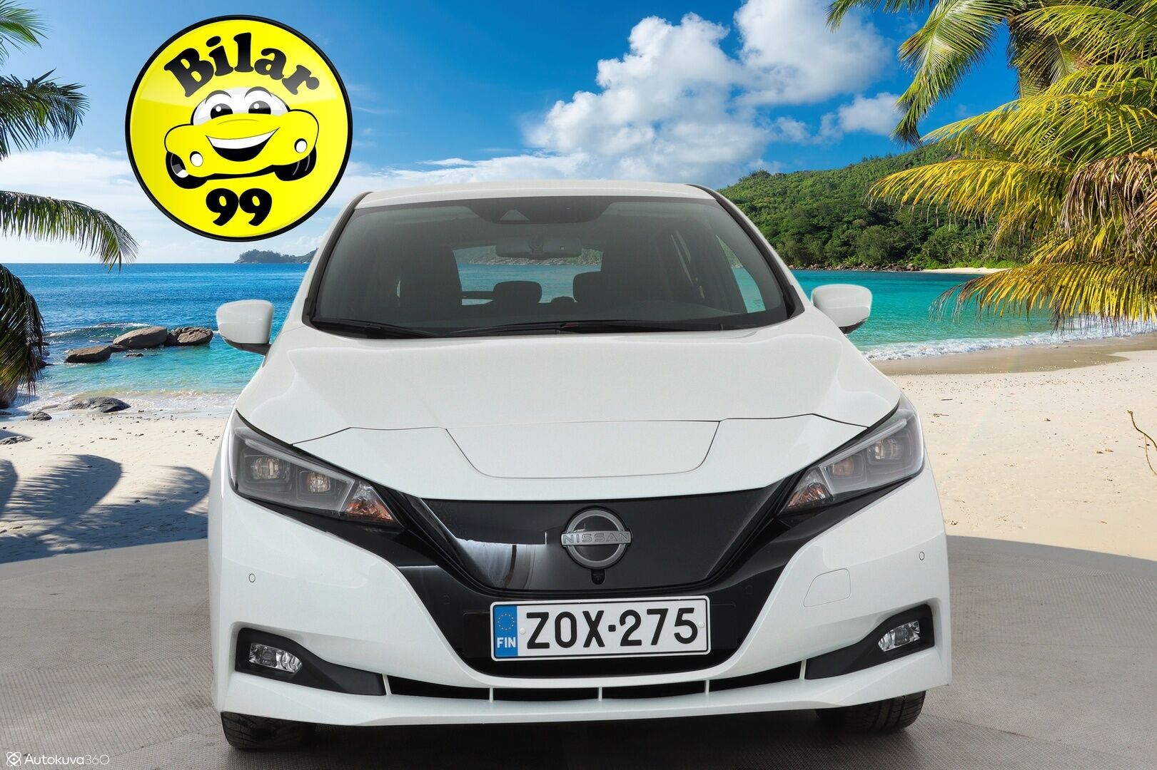 Nissan Leaf 2023 e+ N-Connecta 62 kWh - 1Om Suomiauto / Adapt.Vakkari / 360-Kamera / KeylessGo / Navi / BLIS / Merkkihuollot / LED / Ratinlämmitys / 2x Hyvät renkaat aluvantein!