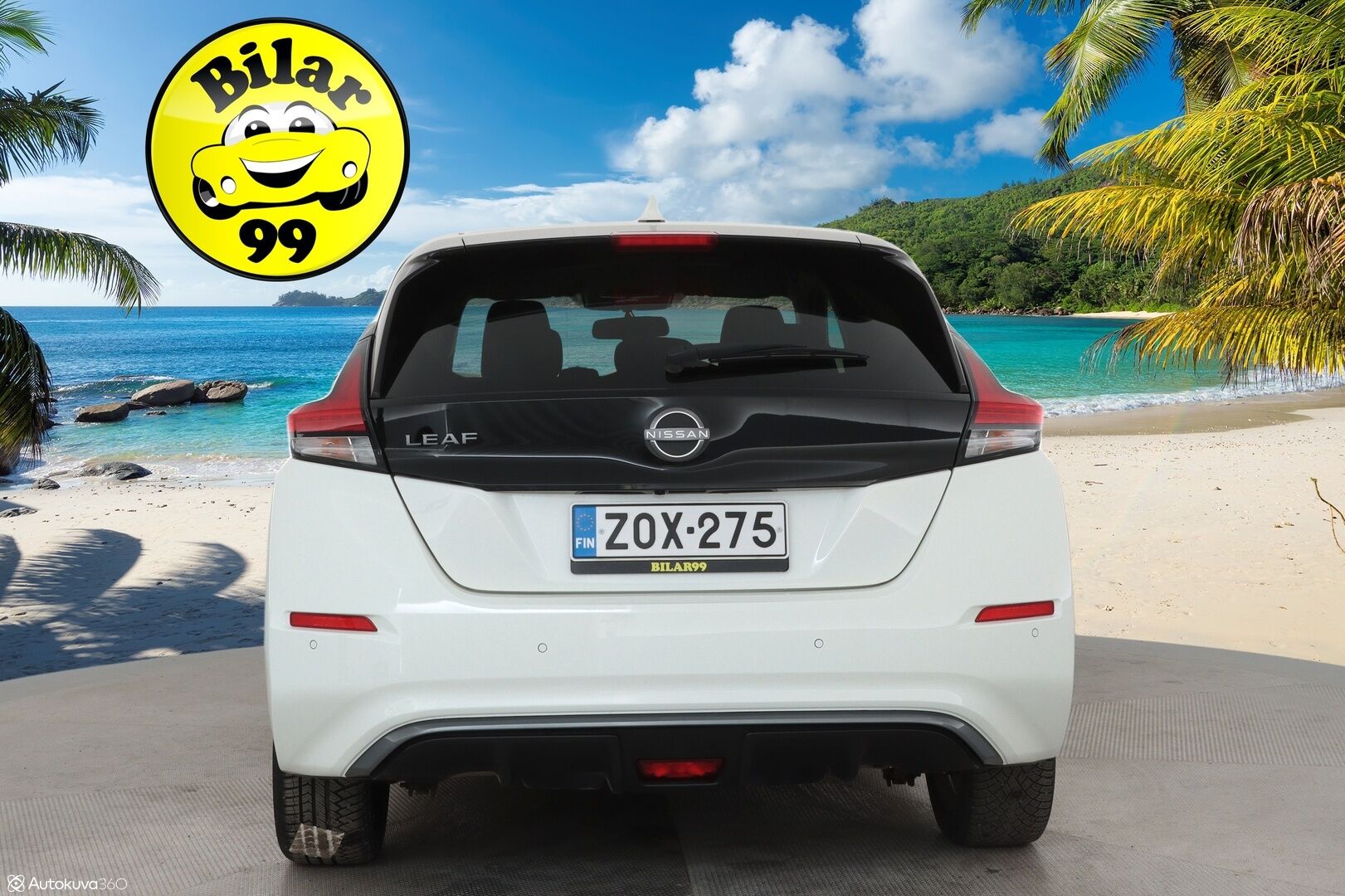 Nissan Leaf 2023 e+ N-Connecta 62 kWh - 1Om Suomiauto / Adapt.Vakkari / 360-Kamera / KeylessGo / Navi / BLIS / Merkkihuollot / LED / Ratinlämmitys / 2x Hyvät renkaat aluvantein!