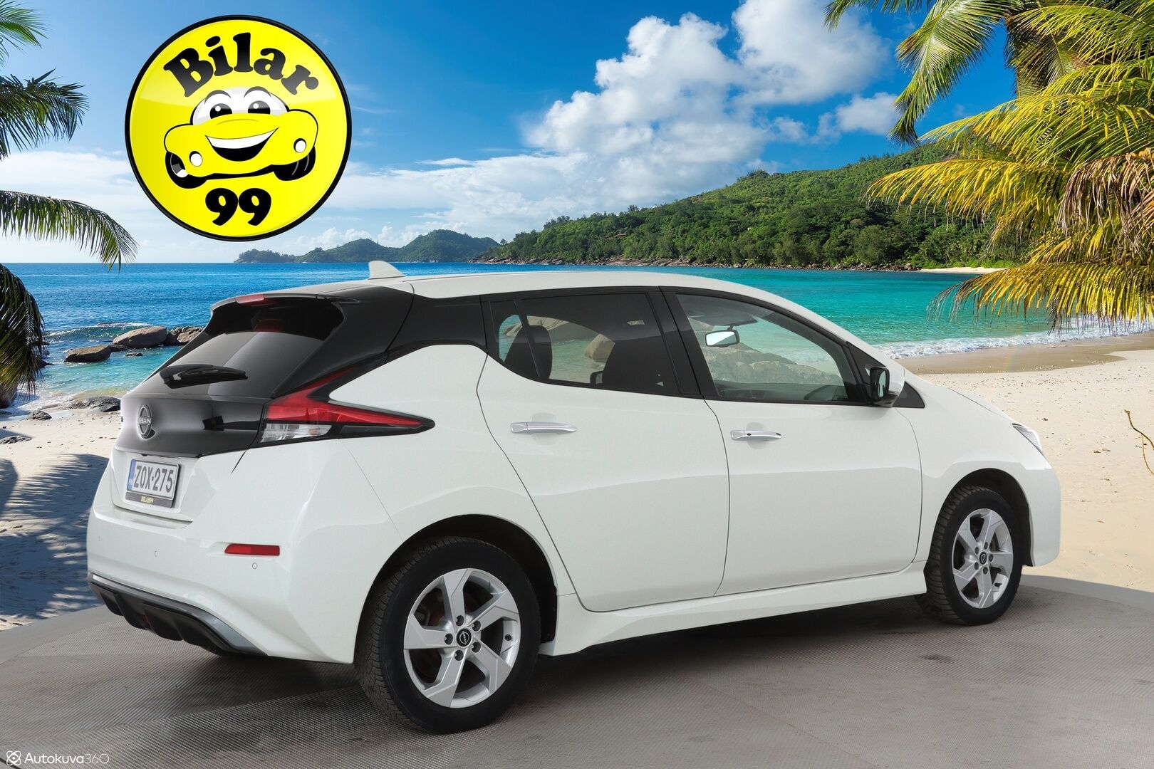 Nissan Leaf 2023 e+ N-Connecta 62 kWh - 1Om Suomiauto / Adapt.Vakkari / 360-Kamera / KeylessGo / Navi / BLIS / Merkkihuollot / LED / Ratinlämmitys / 2x Hyvät renkaat aluvantein!