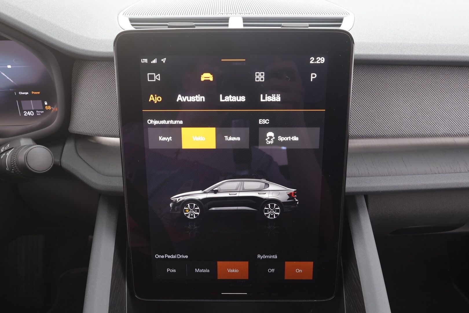 Polestar 2 2023 Long Range Single Motor, 170kW, 78kWh - | ACC | ILP | 360° | Harman/Kardon | Lasikatto | Muistipenkki | Sporttipenkit | BLIS | Pilot Assist | 2x polestar alut | 1-om suomiauto | 