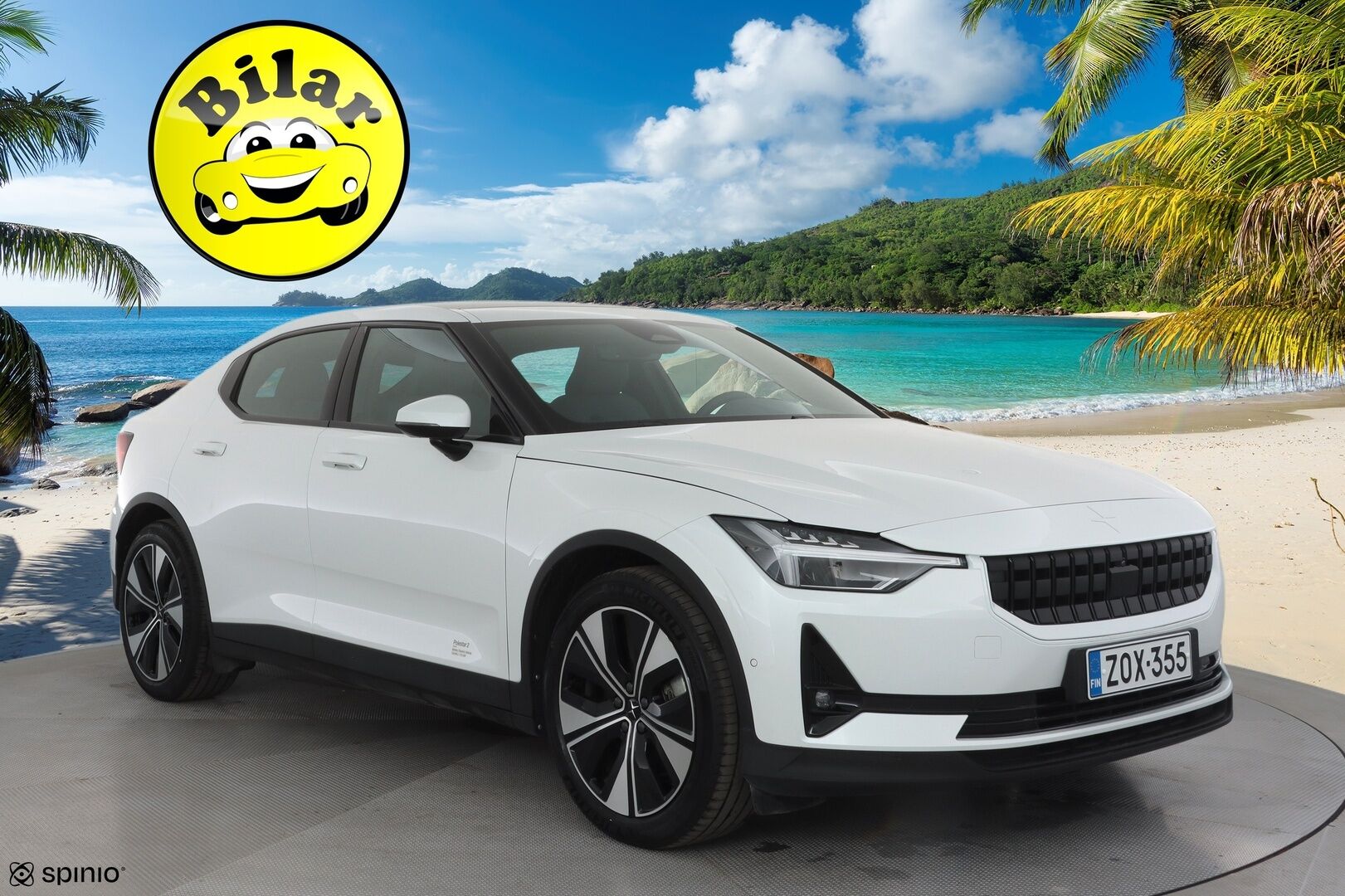 Polestar 2 2023 Long Range Single Motor, 170kW, 78kWh - | ACC | ILP | 360° | Harman/Kardon | Lasikatto | Muistipenkki | Sporttipenkit | BLIS | Pilot Assist | 2x polestar alut | 1-om suomiauto | 