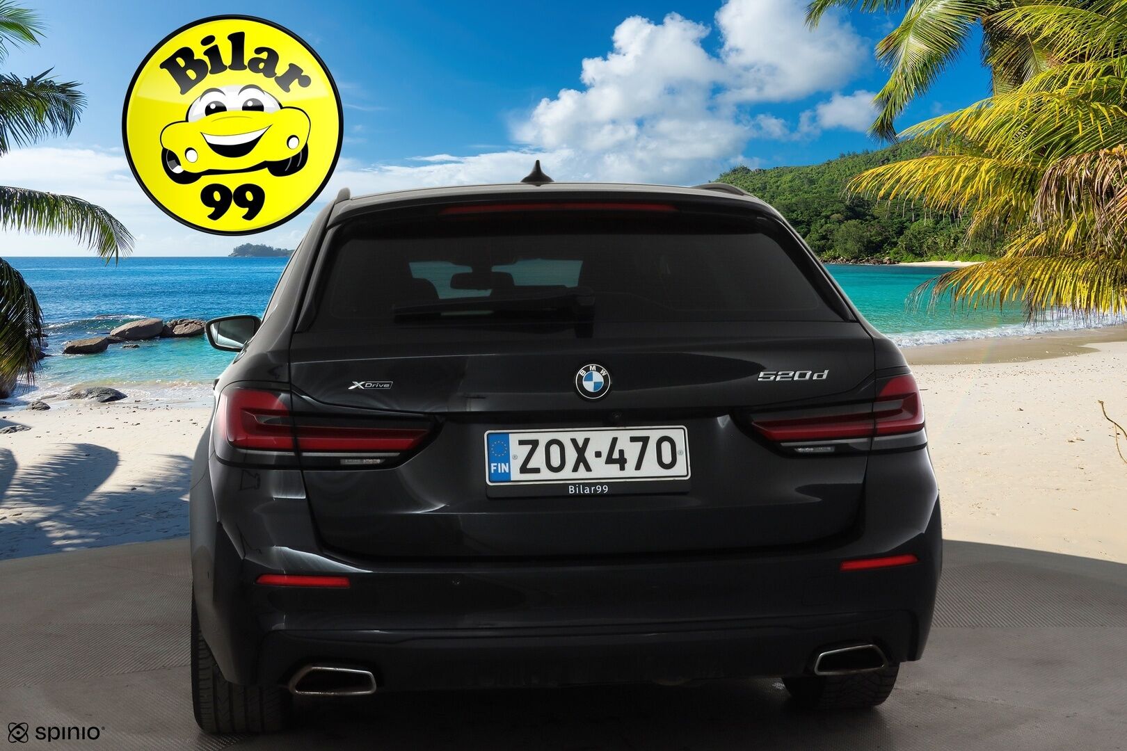 BMW 520 2023 G31 Touring 520d A xDrive MHEV * Webasto / Koukku / ACC / Adapt.LED / P.kamera / Sportnahat * - 1-om Suomi-auto / Kahdet renkaat aluvanteilla / Merkkihuollot