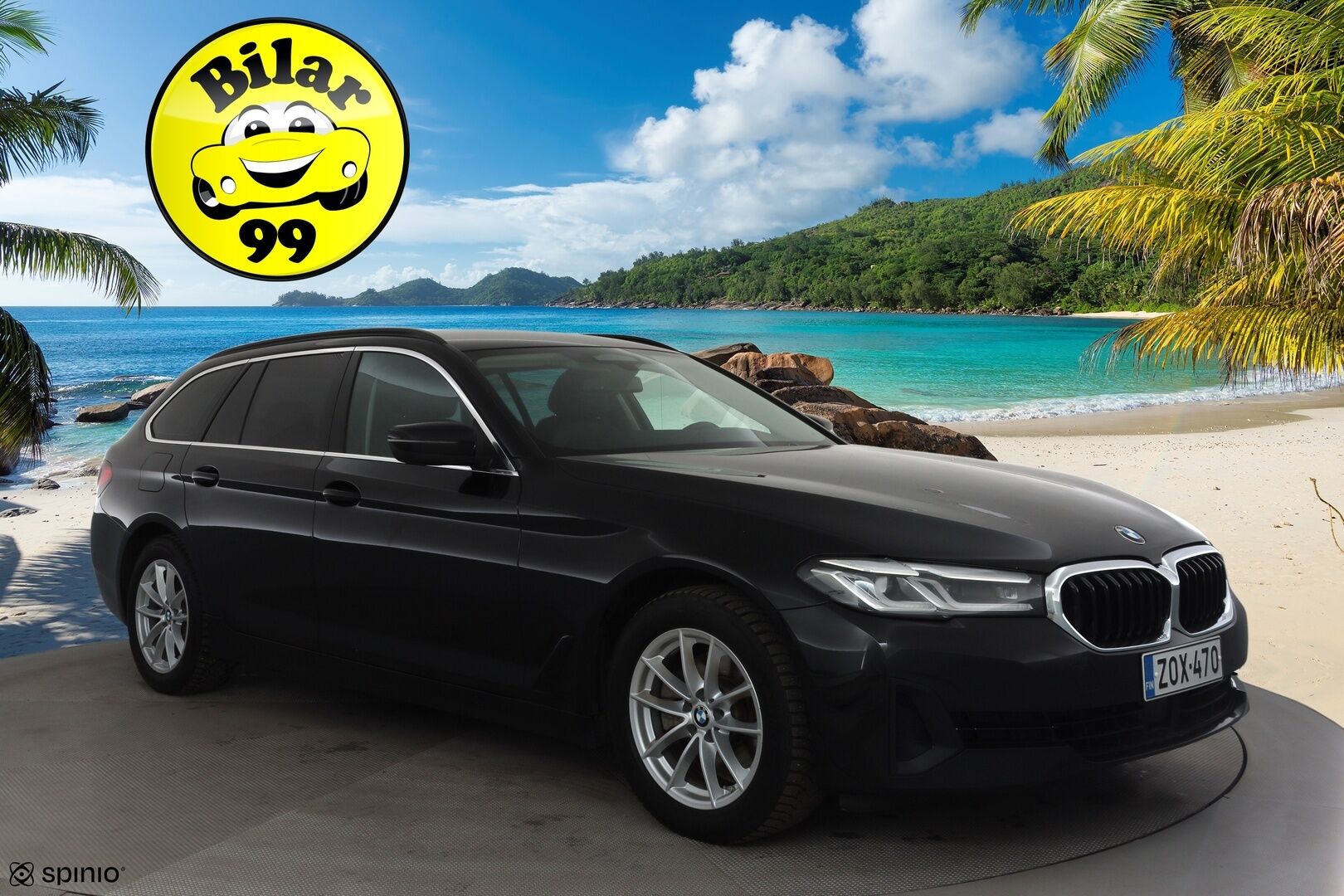 BMW 520 2023 G31 Touring 520d A xDrive MHEV * Webasto / Koukku / ACC / Adapt.LED / P.kamera / Sportnahat * - 1-om Suomi-auto / Kahdet renkaat aluvanteilla / Merkkihuollot