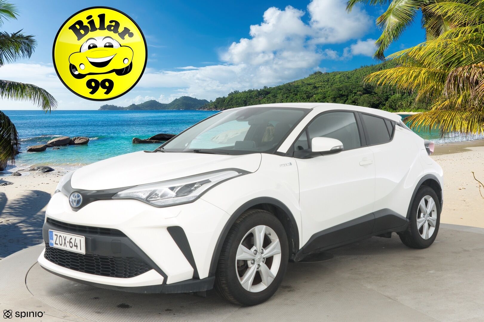 Toyota C-HR 2022 1,8 Hybrid Active * ACC / P.Kamera / LED / Kaistavahti * - Merkkihuollettu / 2x Renkaat & Vanteet / Seuraava katsastus 12/2027
