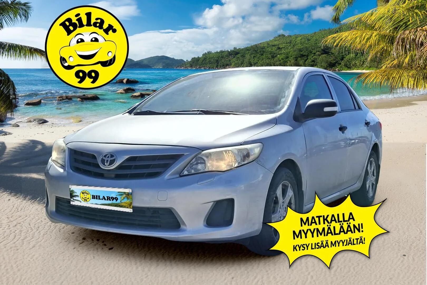 Toyota Corolla 2012 1,33 Dual VVT-i Stop & Start Linea Sol 4ov * 2xRenkaat / Penkinlämmittimet / 2xavain / Ilmastointi / Lohko sisähaaralla *