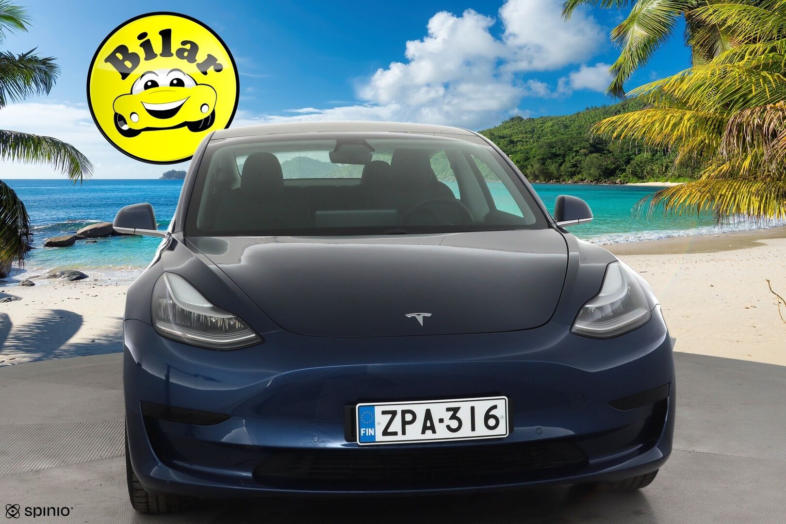 Tesla Model 3 2019 Standard Range Plus - | Lasikatto | ACC | LED | P.Kamera | Muistipenkki | Premium Speakers | Navi | Kaistavahti | Keyless | Nahkaverhoilu | 2x Latauskaapelit | Kahdet renkaat |