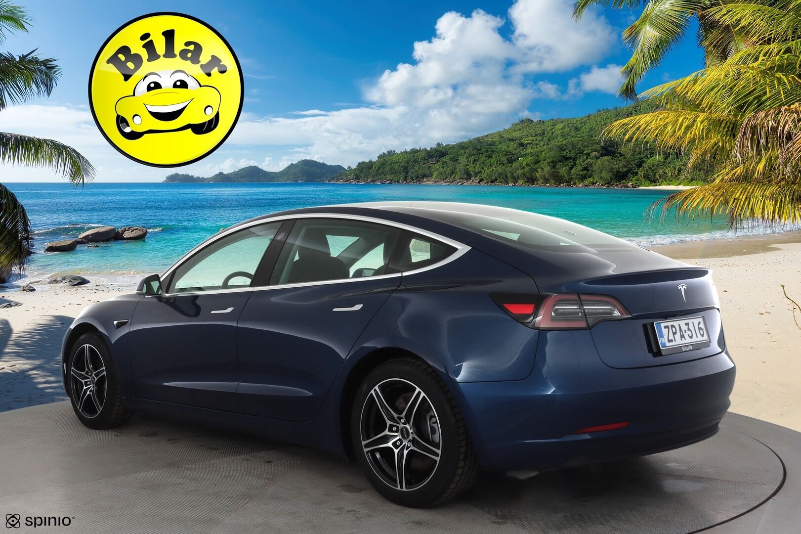 Tesla Model 3 2019 Standard Range Plus - | Lasikatto | ACC | LED | P.Kamera | Muistipenkki | Premium Speakers | Navi | Kaistavahti | Keyless | Nahkaverhoilu | 2x Latauskaapelit | Kahdet renkaat |