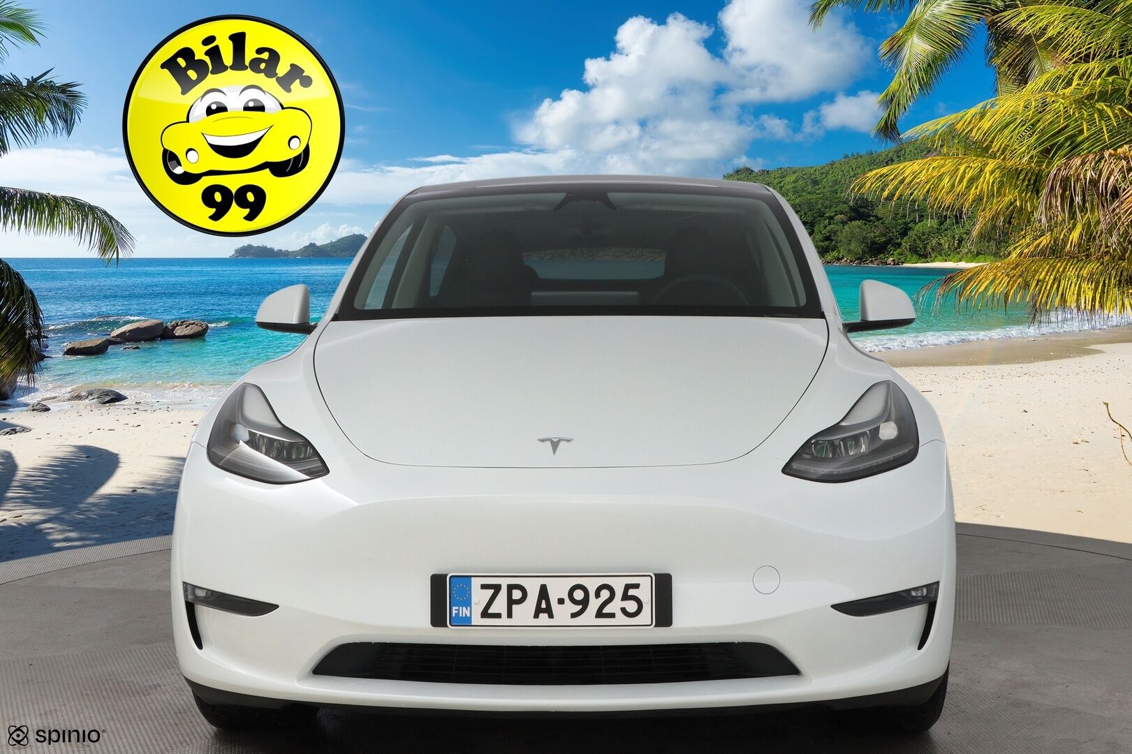 Tesla Model Y 2025 Long Range MY 2025 * 1OM Suomiauto / Vetokoukku / Matrix LED / Lämpöpumppu / Peruutuskamera / Nahkasisusta / Tulossa myyntiin!