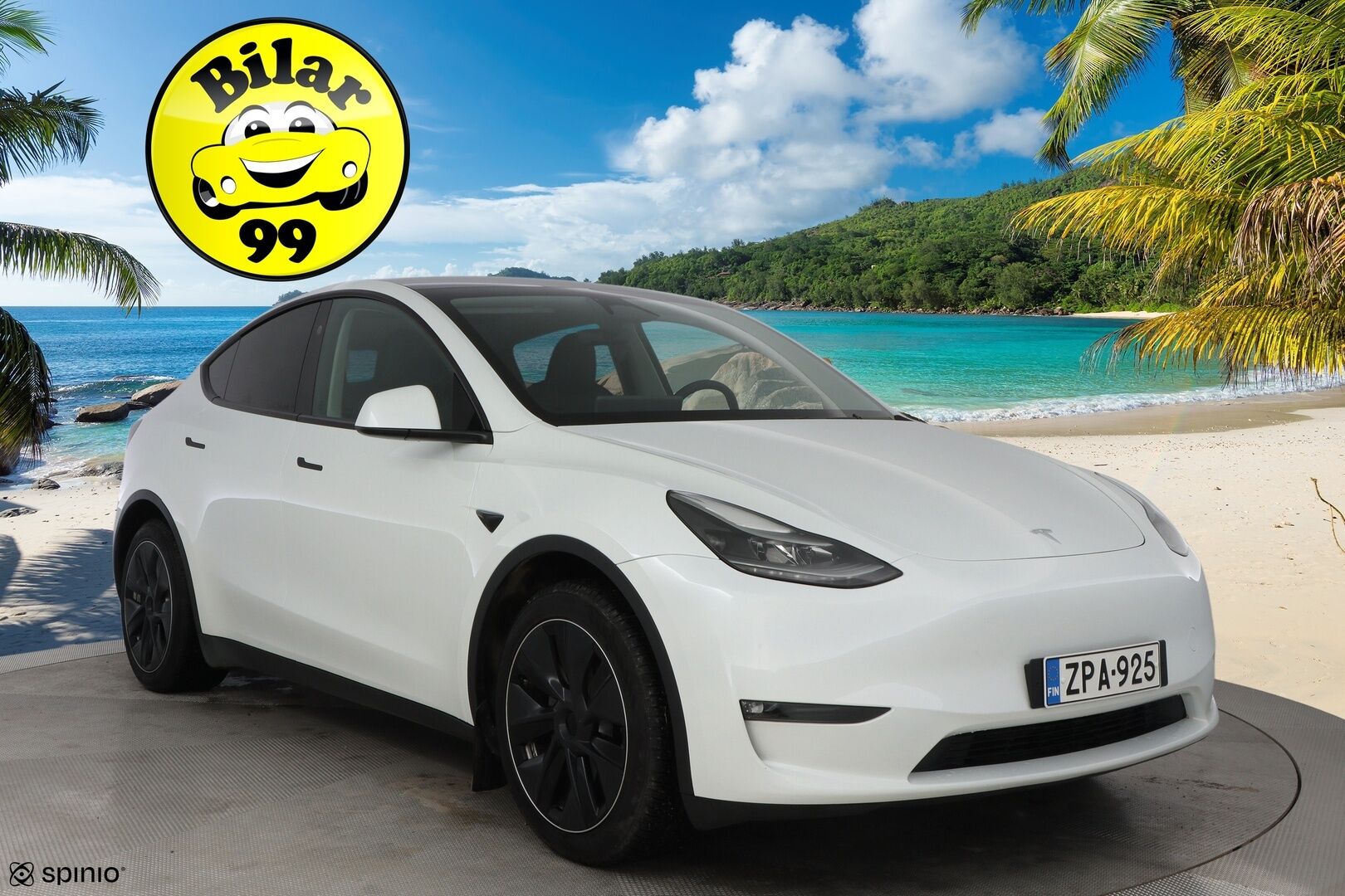 Tesla Model Y 2025 Long Range MY 2025 * 1OM Suomiauto / Vetokoukku / Matrix LED / Lämpöpumppu / Peruutuskamera / Nahkasisusta / Tulossa myyntiin!