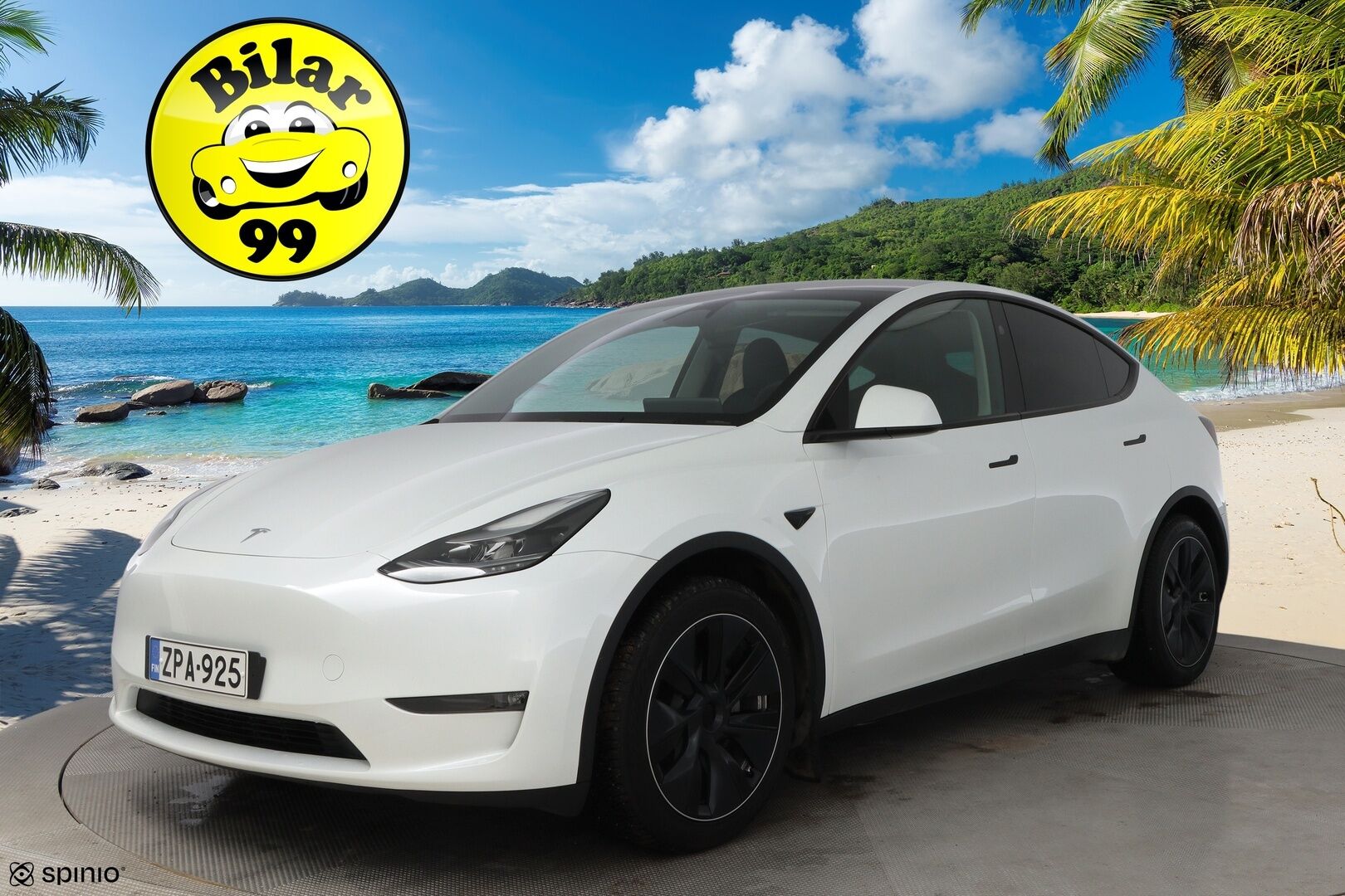 Tesla Model Y 2025 Long Range MY 2025 * 1OM Suomiauto / Vetokoukku / Matrix LED / Lämpöpumppu / Peruutuskamera / Nahkasisusta / Tulossa myyntiin!