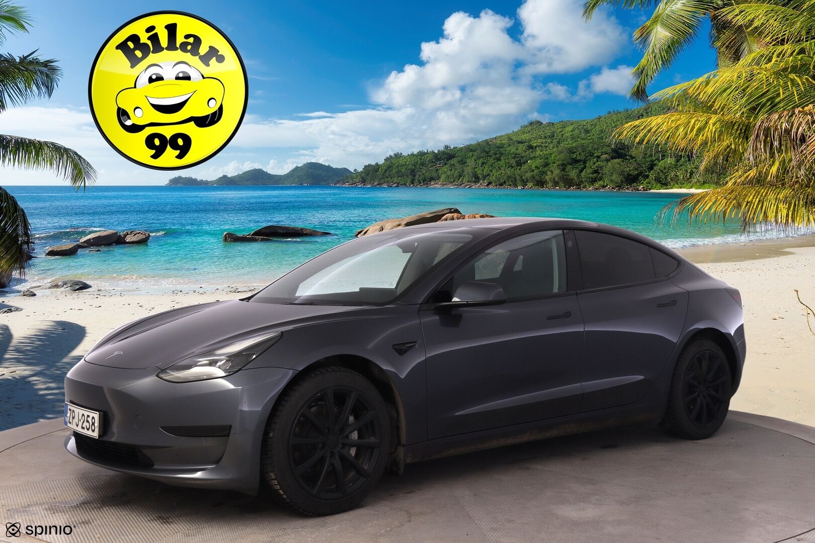 Tesla Model 3 2023 Standard Range Plus *Autopilot 3 / ILP / Lasikatto / Kahdet vanteet / Akuston esilämmitys / Sähkökontti* - AMD Ryzen