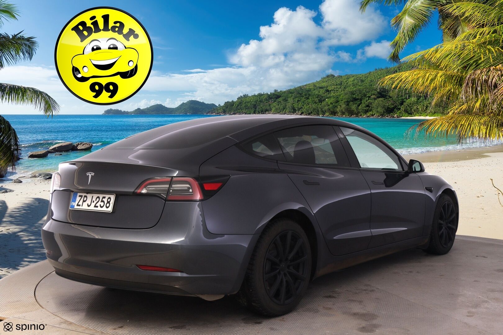 Tesla Model 3 2023 Standard Range Plus *Autopilot 3 / ILP / Lasikatto / Kahdet vanteet / Akuston esilämmitys / Sähkökontti* - AMD Ryzen