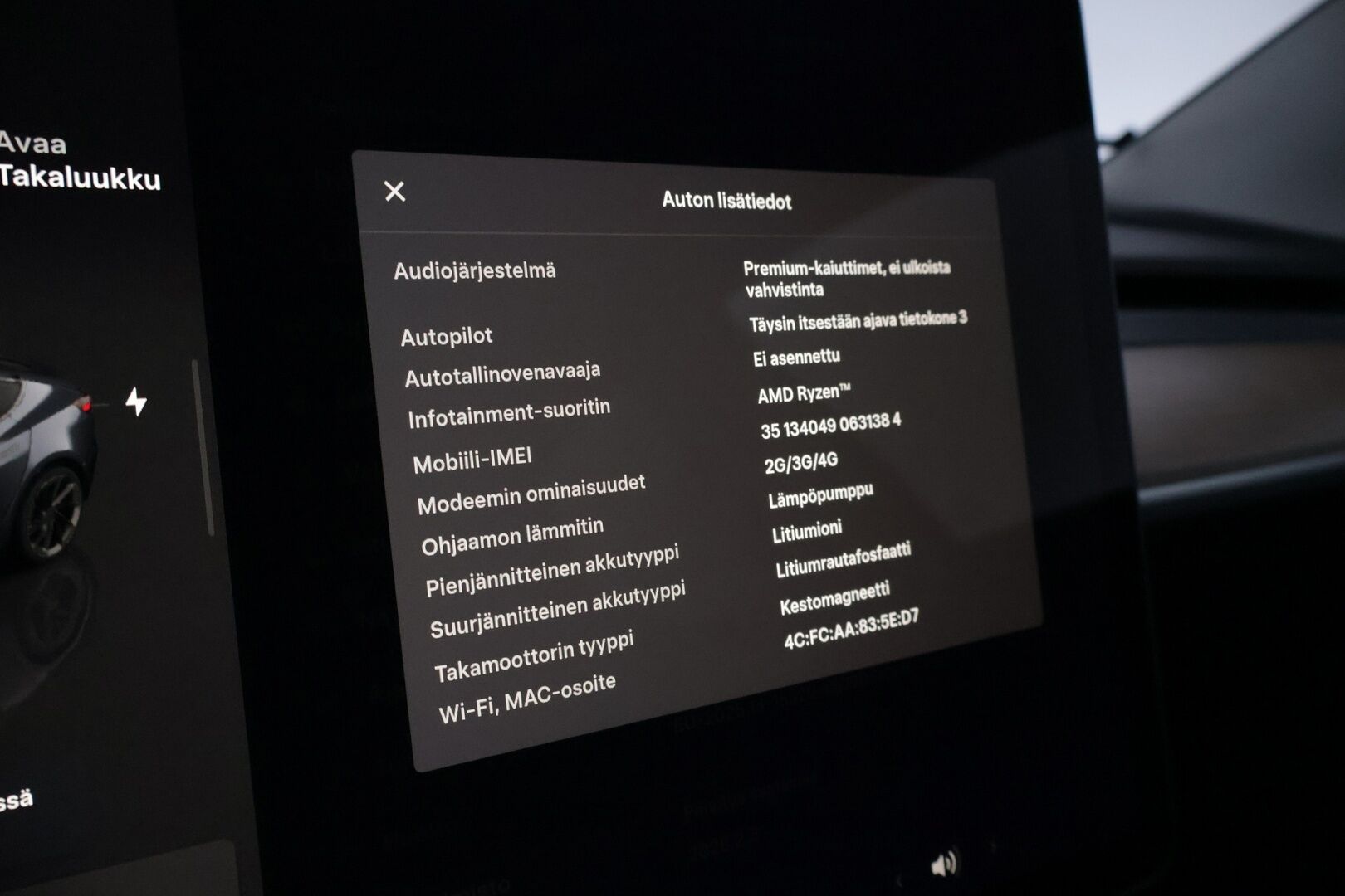 Tesla Model 3 2023 Standard Range Plus *Autopilot 3 / ILP / Lasikatto / Kahdet vanteet / Akuston esilämmitys / Sähkökontti* - AMD Ryzen