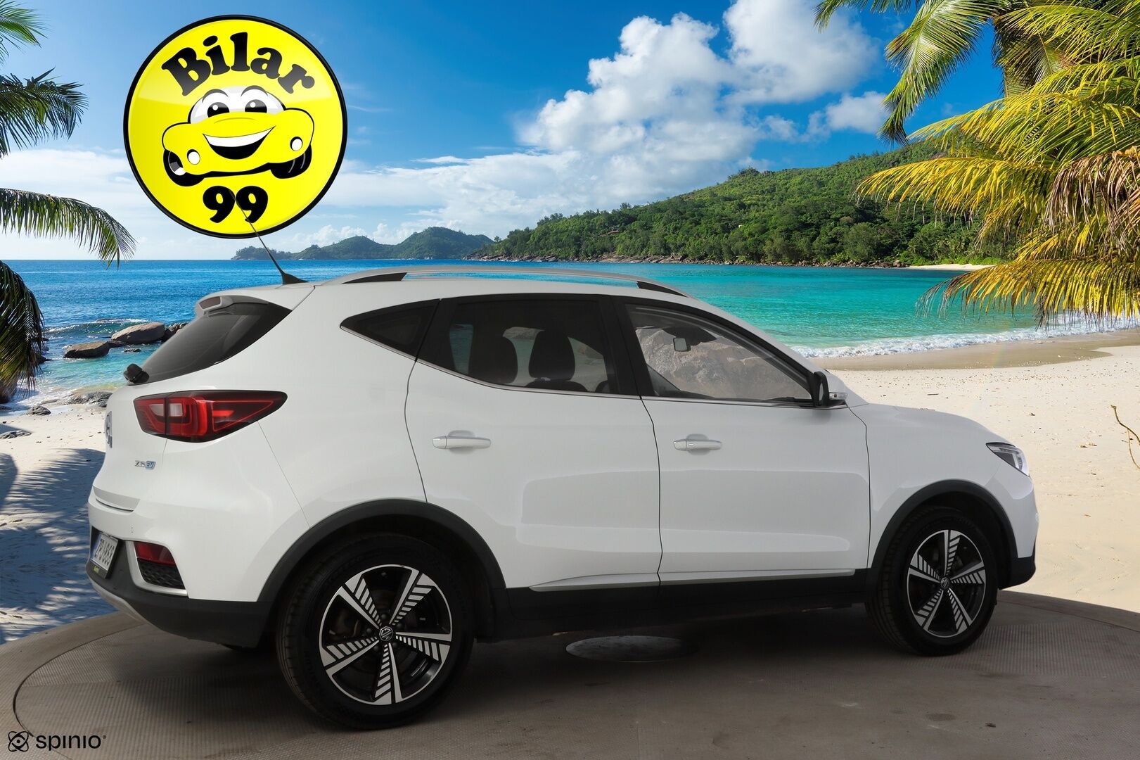 MG ZS 2021 EV Luxury * Panorama / Kamera / BLIS / Apple & Android * - Merkkihuollettu siisti yksilö pienillä kilsoilla! 