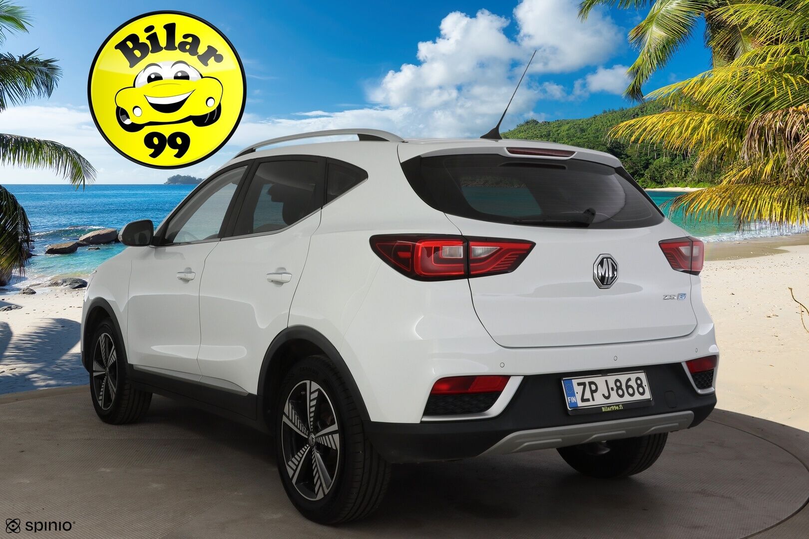 MG ZS 2021 EV Luxury * Panorama / Kamera / BLIS / Apple & Android * - Merkkihuollettu siisti yksilö pienillä kilsoilla! 