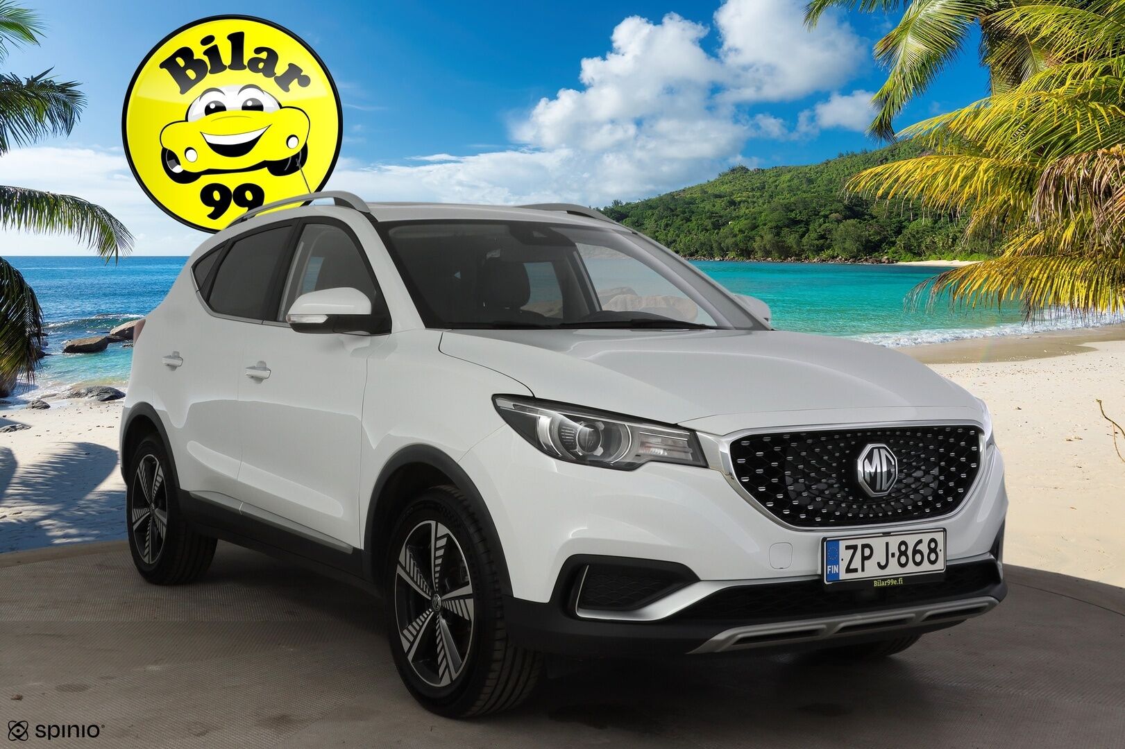 MG ZS 2021 EV Luxury * Panorama / Kamera / BLIS / Apple & Android * - Merkkihuollettu siisti yksilö pienillä kilsoilla! 