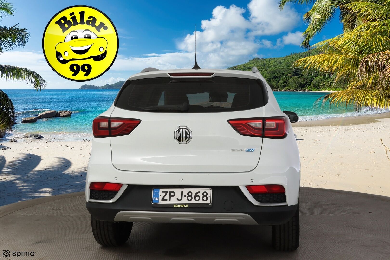 MG ZS 2021 EV Luxury * Panorama / Kamera / BLIS / Apple & Android * - Merkkihuollettu siisti yksilö pienillä kilsoilla! 