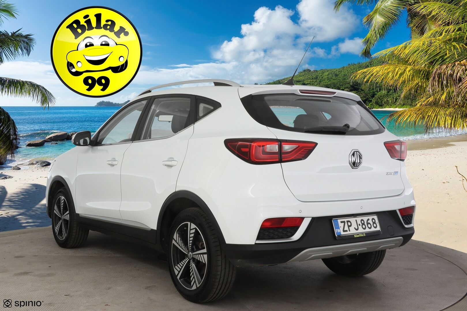 MG ZS 2021 EV Luxury * Panorama / Kamera / BLIS / Apple & Android * - Merkkihuollettu siisti yksilö pienillä kilsoilla! 