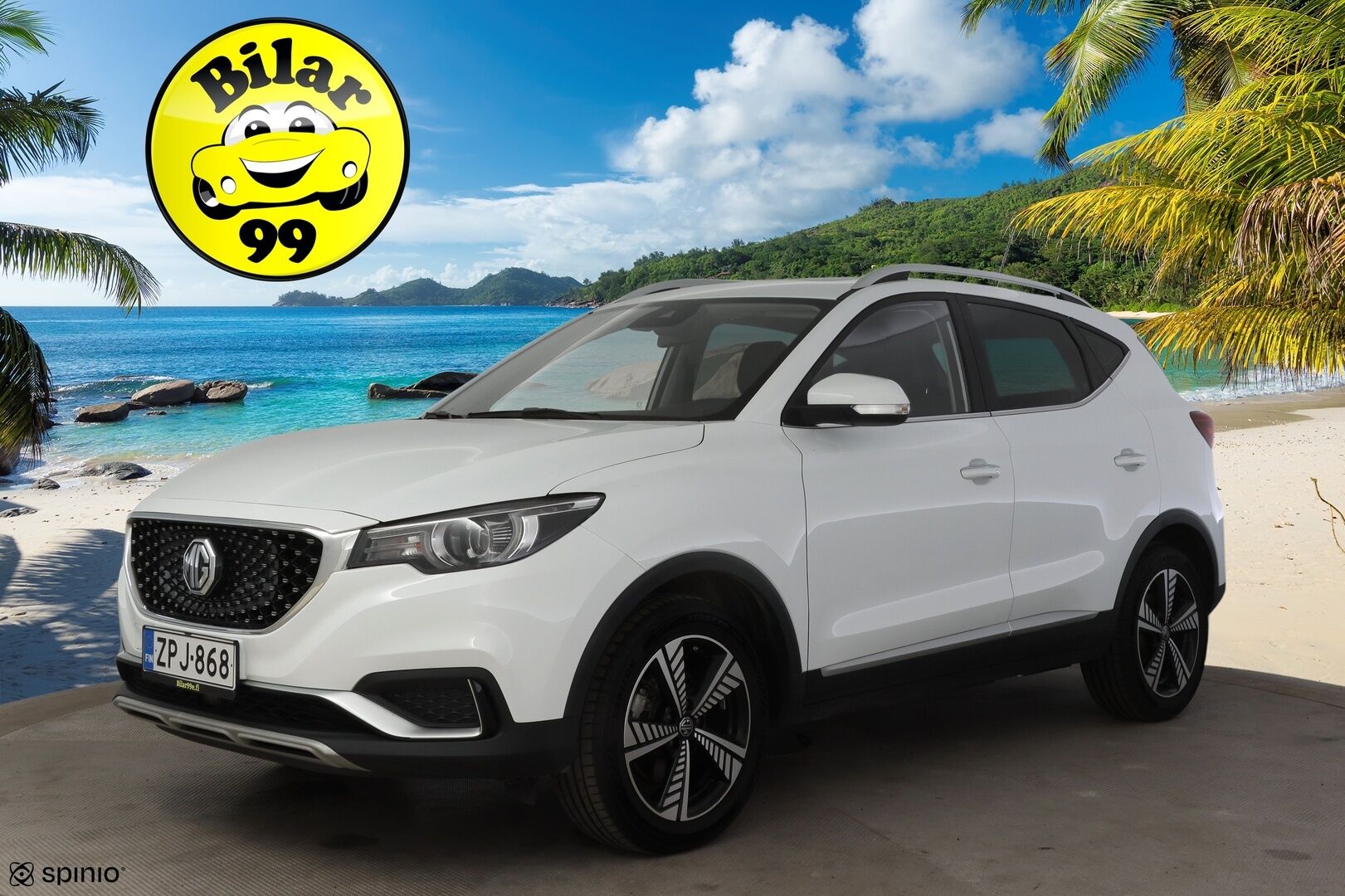 MG ZS 2021 EV Luxury * Panorama / Kamera / BLIS / Apple & Android * - Merkkihuollettu siisti yksilö pienillä kilsoilla! 