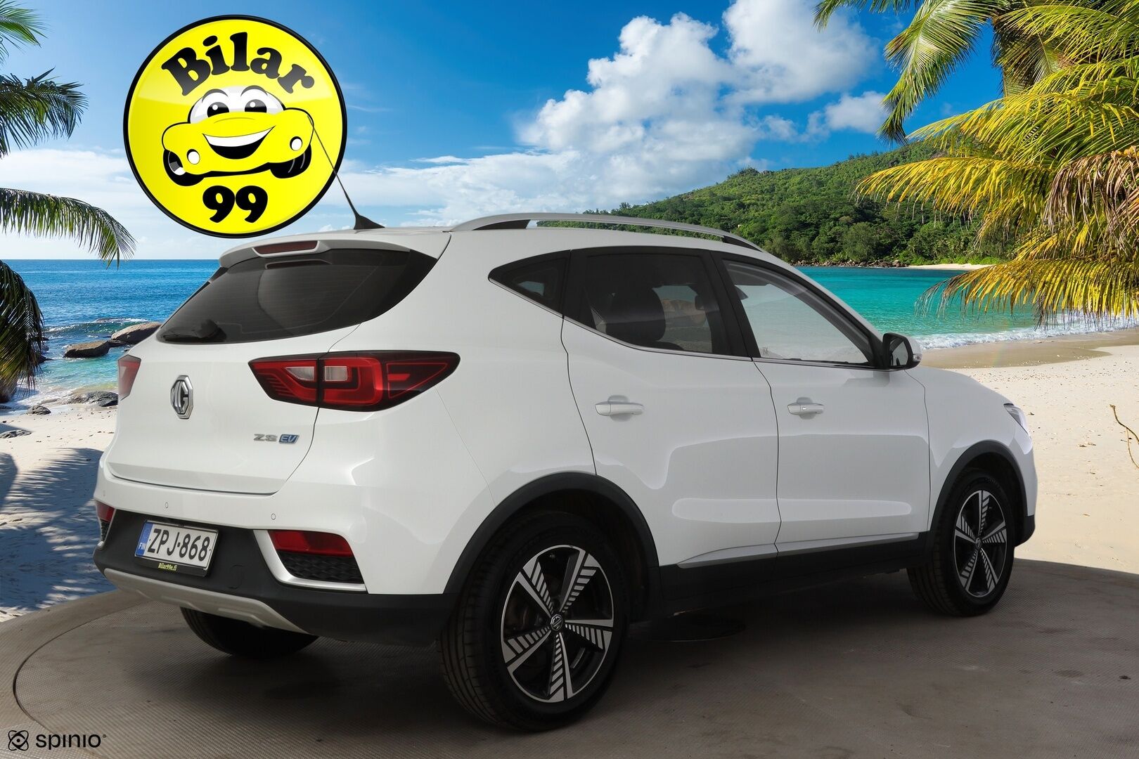 MG ZS 2021 EV Luxury * Panorama / Kamera / BLIS / Apple & Android * - Merkkihuollettu siisti yksilö pienillä kilsoilla! 