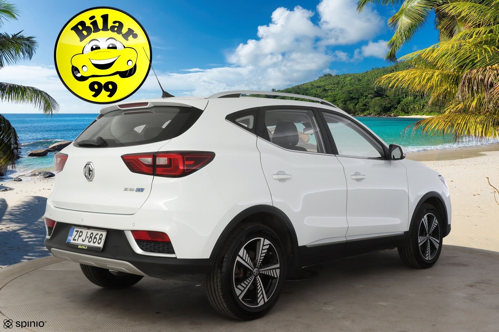 MG ZS 2021 EV Luxury * Panorama / Kamera / BLIS / Apple & Android * - Merkkihuollettu siisti yksilö pienillä kilsoilla! 