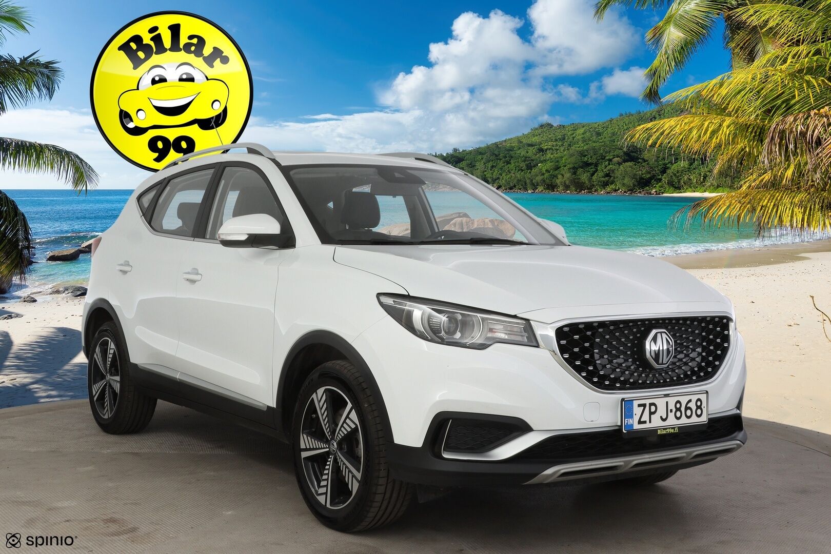 MG ZS 2021 EV Luxury * Panorama / Kamera / BLIS / Apple & Android * - Merkkihuollettu siisti yksilö pienillä kilsoilla! 