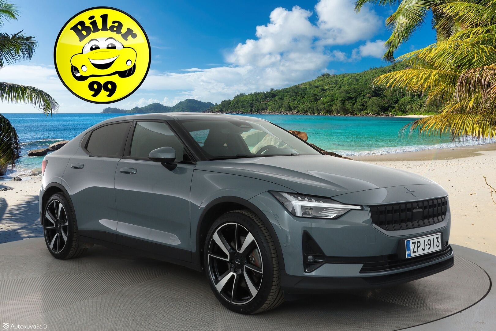 Polestar 2 2022 Long Range Dual Motor, 300kW, 78kWh **Pixelit / Lämpöpumppu / Pilot&Plus paketti / H&K / Lasikatto / Muistipenkki / 360 kamera** - 3,99 % KORKOTARJOUS TÄHÄN AUTOON - Akku kuntotarkistettu! / Kahdet renkaat