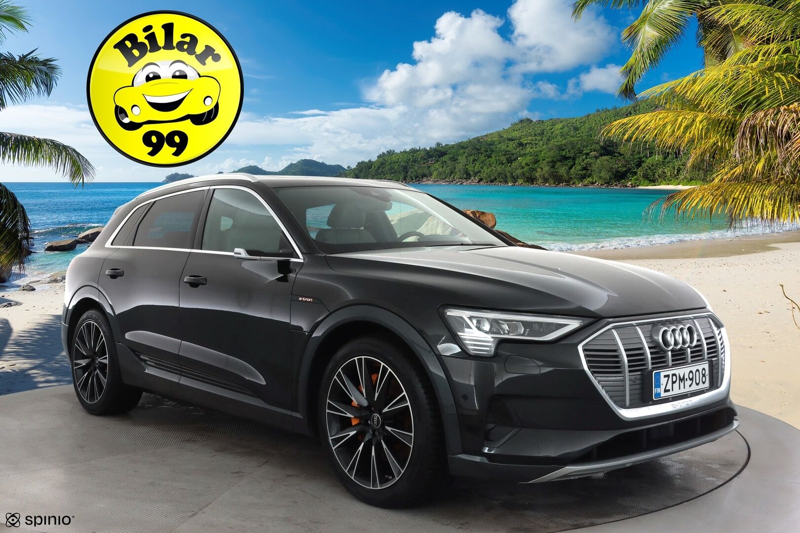 Audi e-tron 2020 Advanced 55 quattro * ACC / Matrix / P.Kamera / Kaistavahti / Panorama / Keyless / Sportpenkki Muistilla * - 2x Latauskaapelit / Kahdet renkaat aluvanteilla