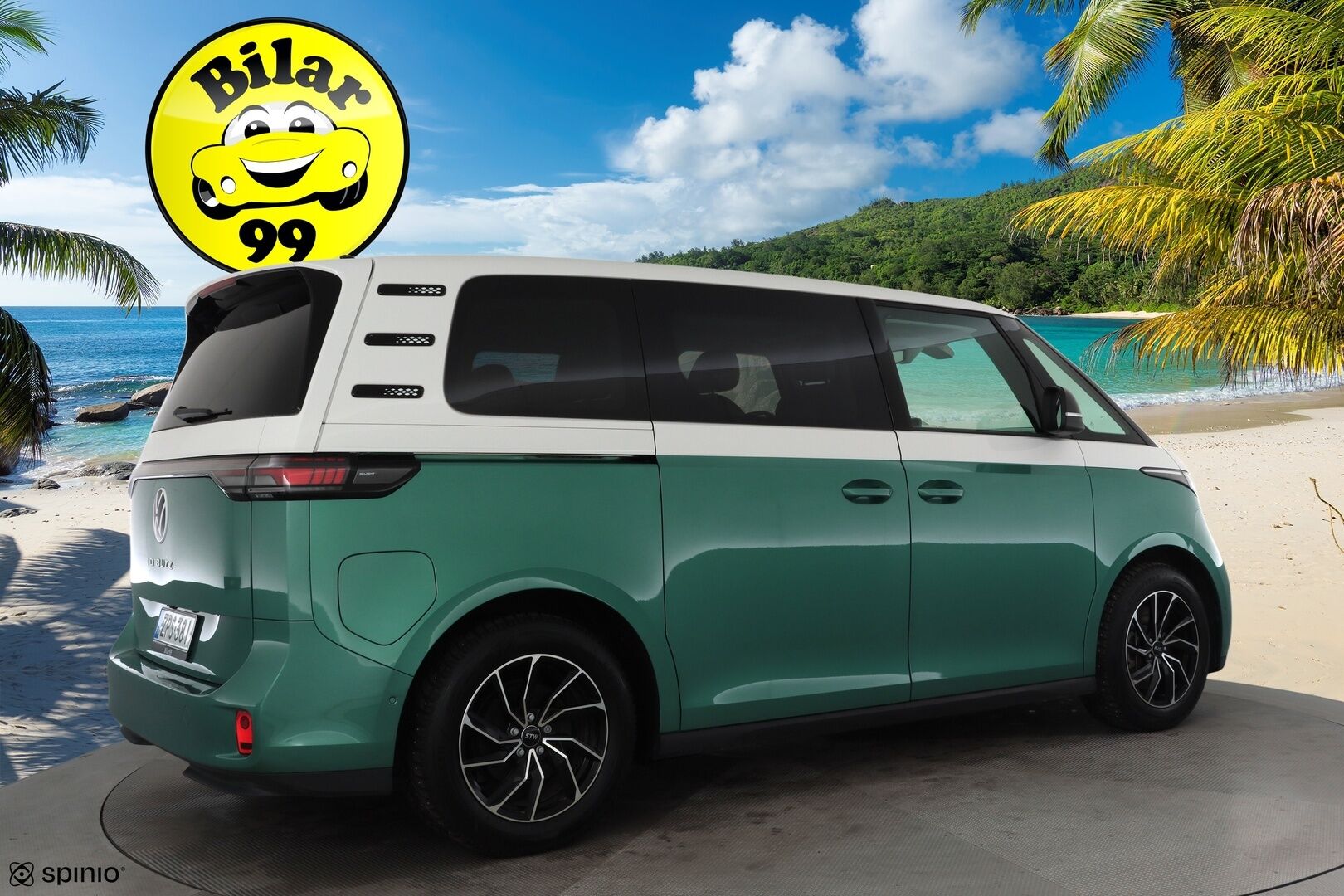 Volkswagen ID. Buzz 2023 150kW PRO Business *Sähköiset liukuovet / ACC / Matrix-LED / P.Kamera / Koukku / Puolinahat / Navi / Keyless * - Akku kuntotarkastettu SoH 97,8% / 2x Latauskaapelit / Kahdet renkaat / Merkkihuollot