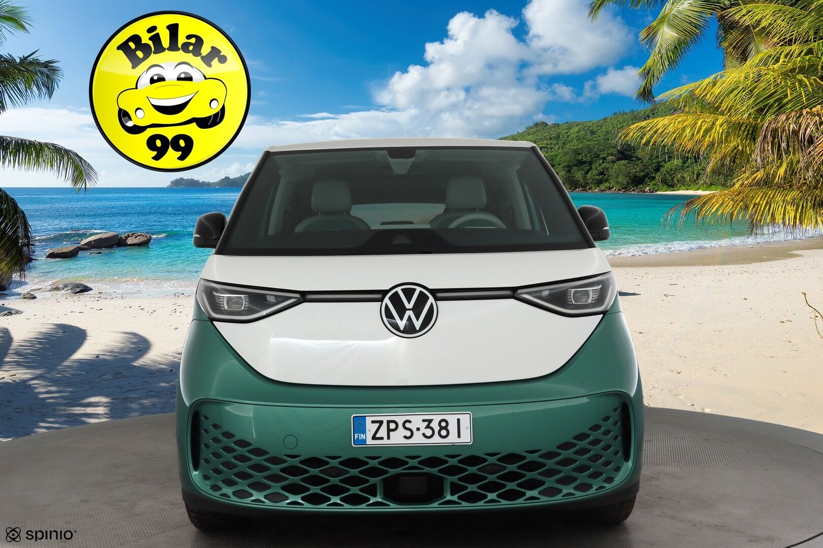 Volkswagen ID. Buzz 2023 150kW PRO Business * ACC / Matrix-LED / P.Kamera / Koukku / Puolinahat / Navi / Kaistavahti / Keyless * - 2x Latauskaapelit / Kahdet renkaat / Merkkihuollot - HULLU BLACKWEEK KORKOTARJOUS 2,49%