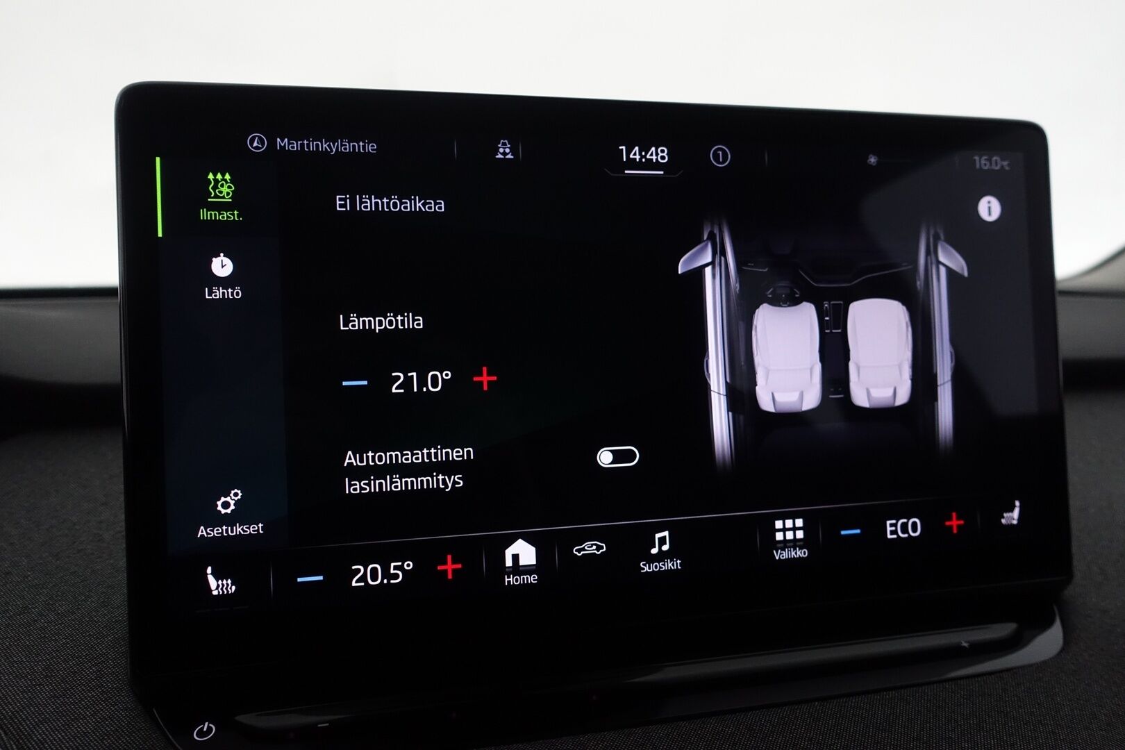 Skoda Enyaq 2022 ENYAQ 60 Farmari (AC) 5ov A - | ACC | 360° kamera | Keyless | Matrix LED | Kuskin istuin muistilla | Navi | Sähkötakaluukku | Vetokoukku | 