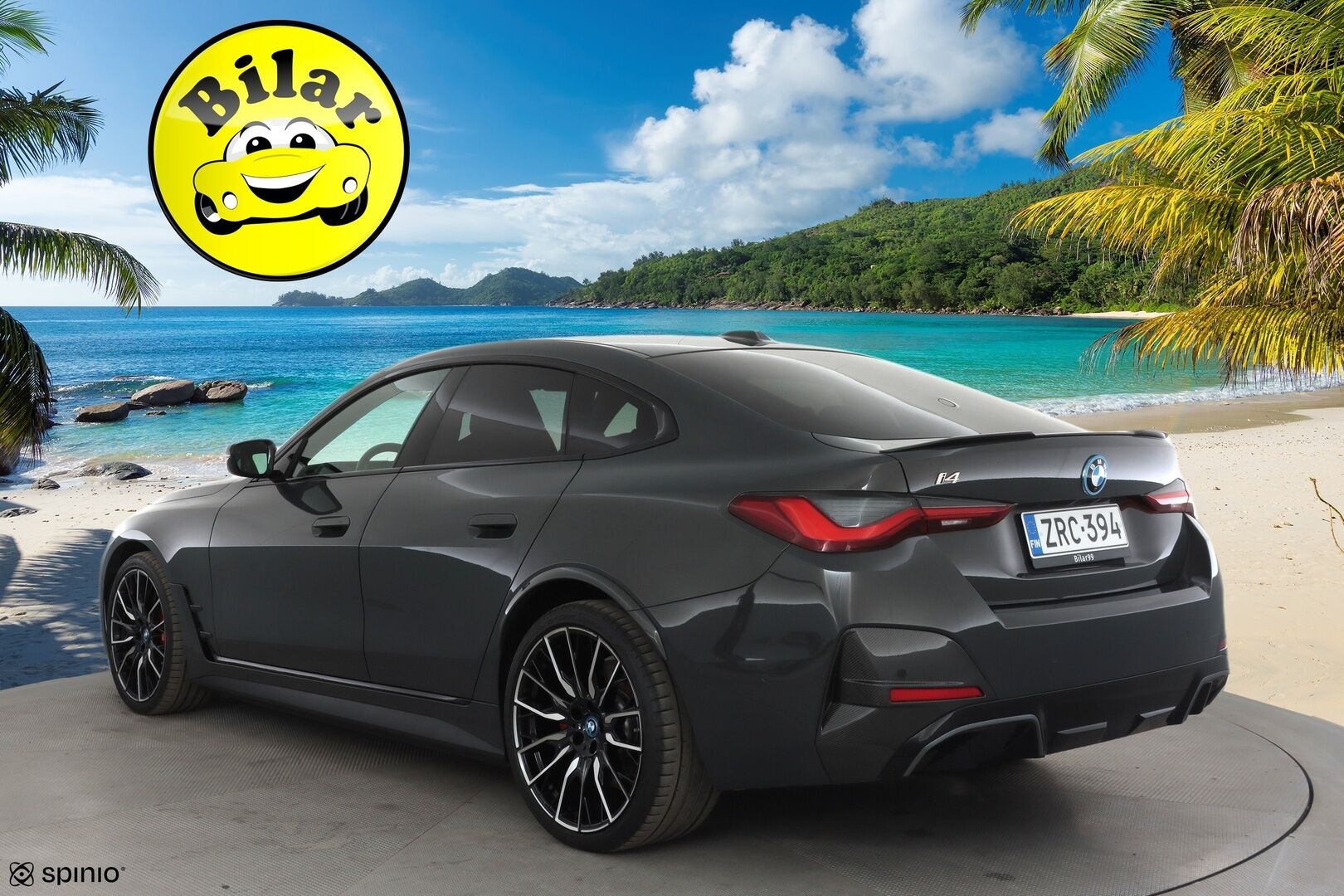 BMW I4 M50 2022 Charged * ACC / H&K / 360° / M-penkit muistilla / Laser Light / Comfort Access / Akuston esilämmitys / Navi * - Merkkihuollettu / Akku kuntotarkastettu / Supervarusteet