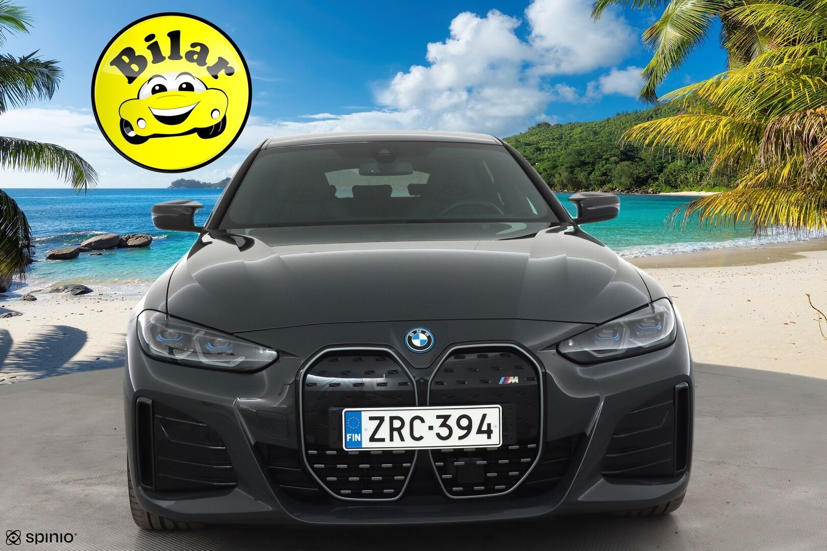 BMW I4 M50 2022 Charged * ACC / H&K / 360° / M-penkit muistilla / Laser Light / Comfort Access / Akuston esilämmitys / Navi * - Merkkihuollettu / Akku kuntotarkastettu / Supervarusteet