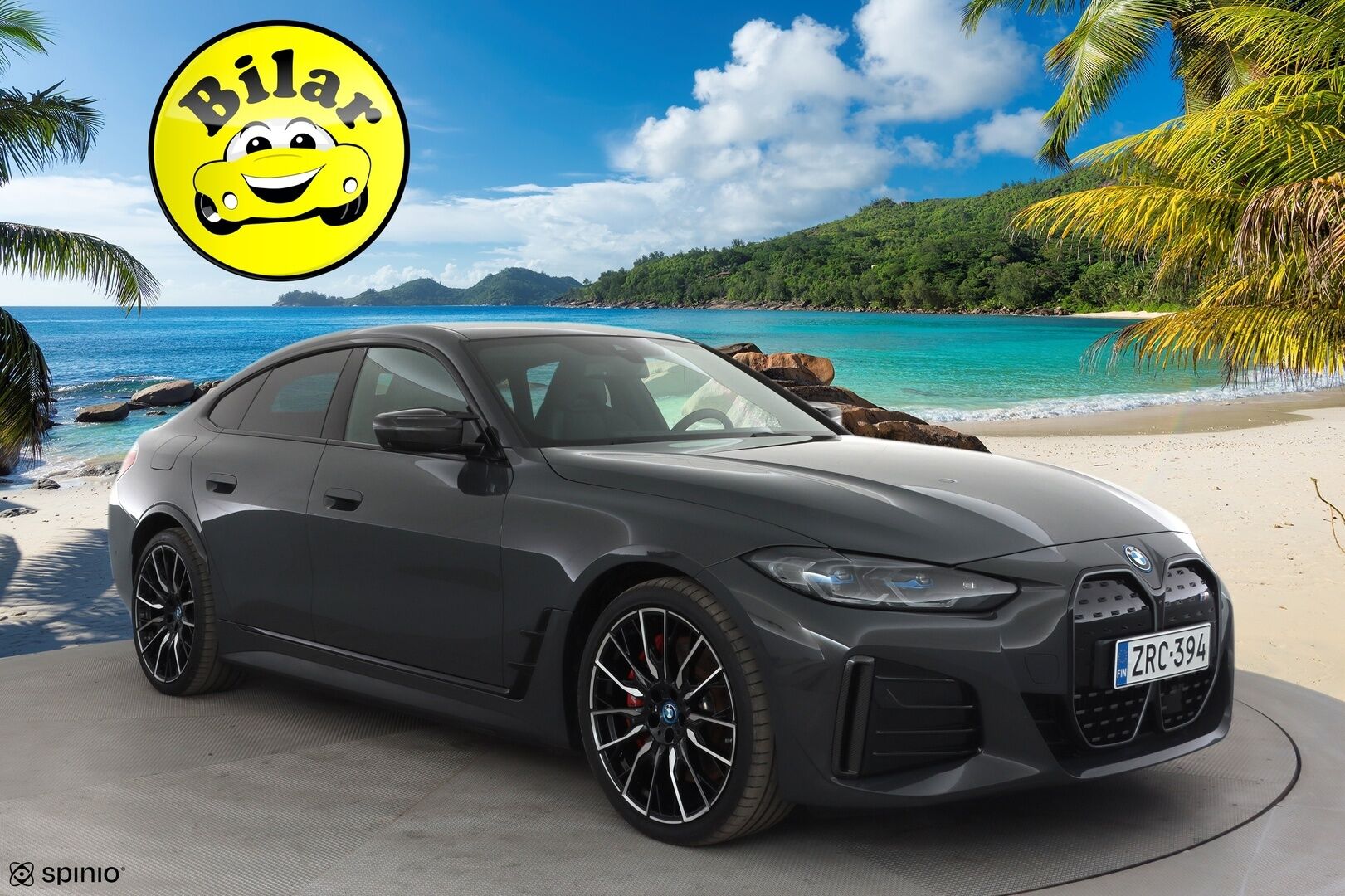BMW I4 M50 2022 Charged * ACC / H&K / 360° / M-penkit muistilla / Laser Light / Comfort Access / Akuston esilämmitys / Navi * - Merkkihuollettu / Akku kuntotarkastettu / Supervarusteet