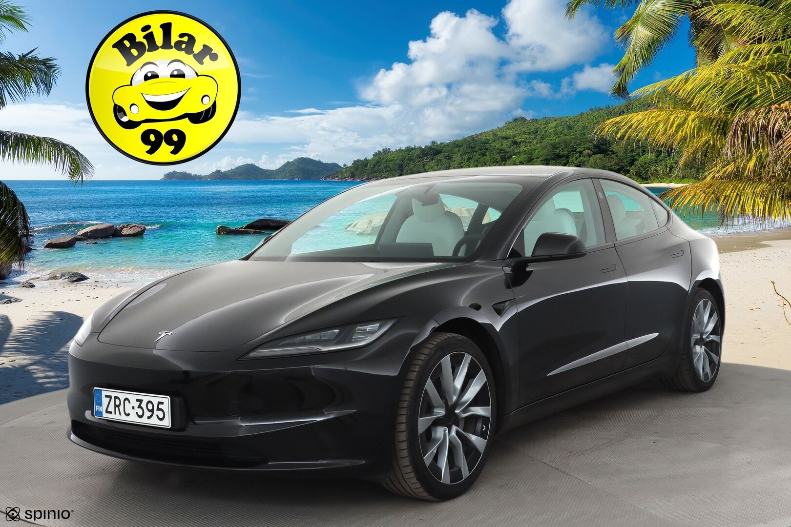 TESLA MODEL 3 2024 RWD Highland * Lasikatto / Ilmastoidut nahat / ILP / Matrix LED / P.kamera / Valkoinen sisusta / Viihdenäyttö / Ratinlämmitin * - HULLUT AVAJAISHULINAT KORKOTARJOUS 3,29 %